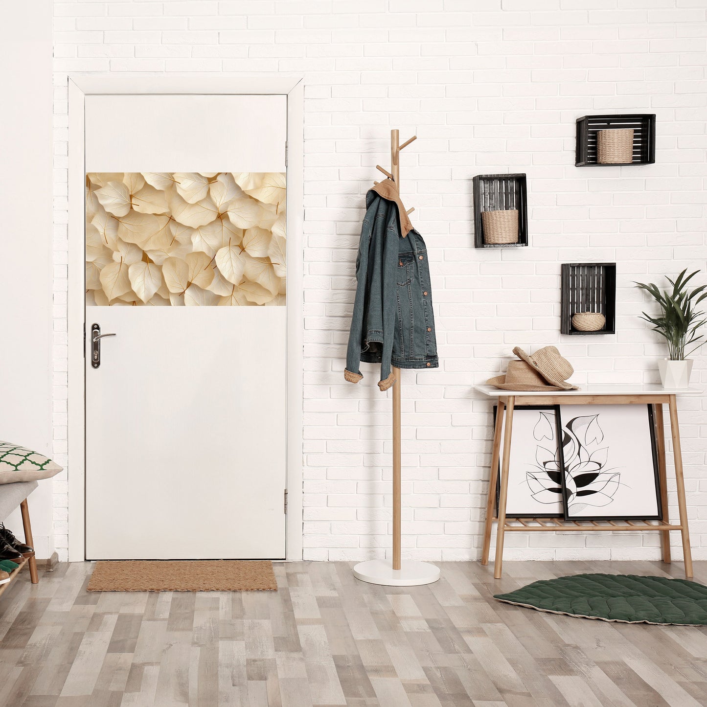 VELLUM LEAF SYMPHONY Peel and Stick Horizontal Poster