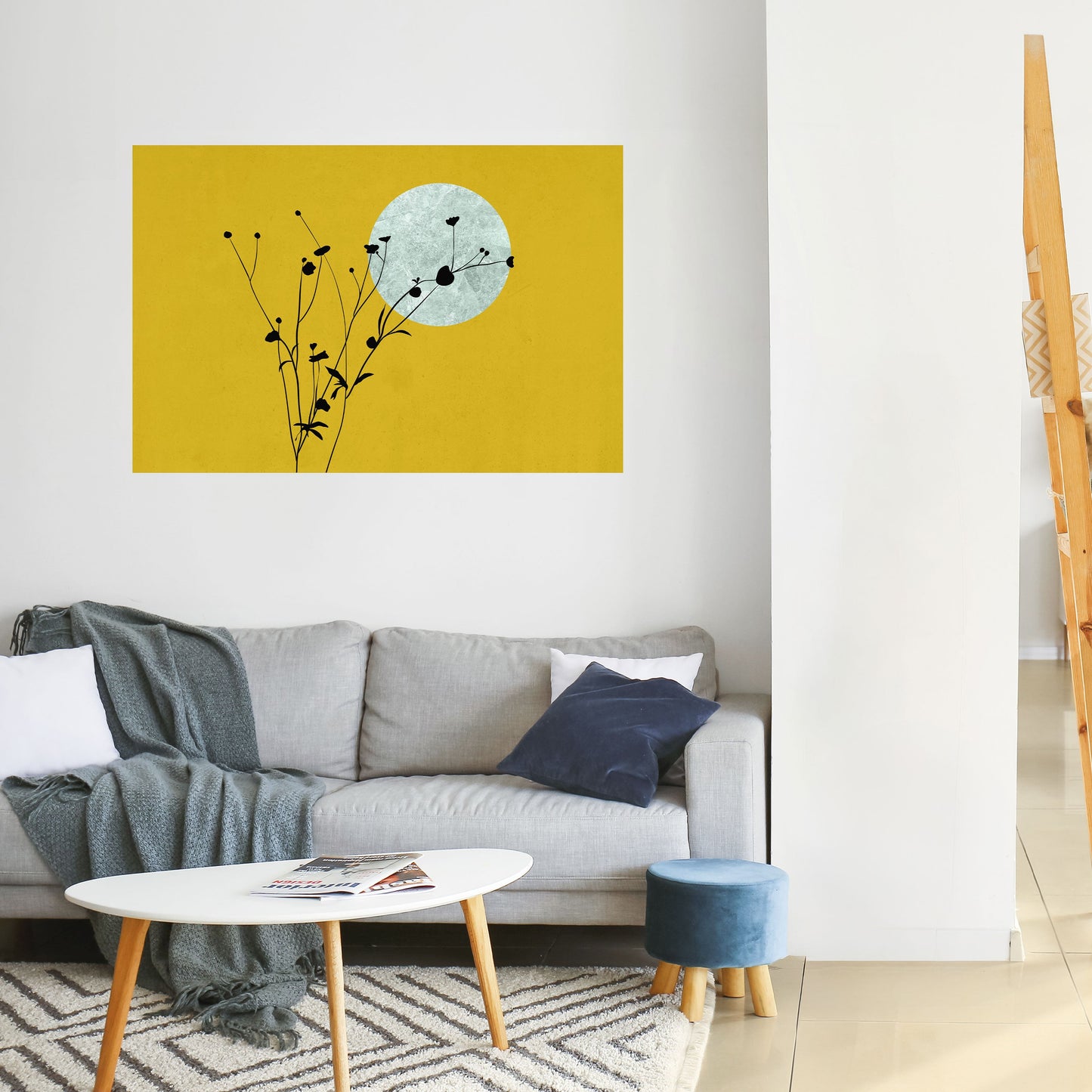 RISE IN THE LIGHT Peel and Stick Horizontal Poster