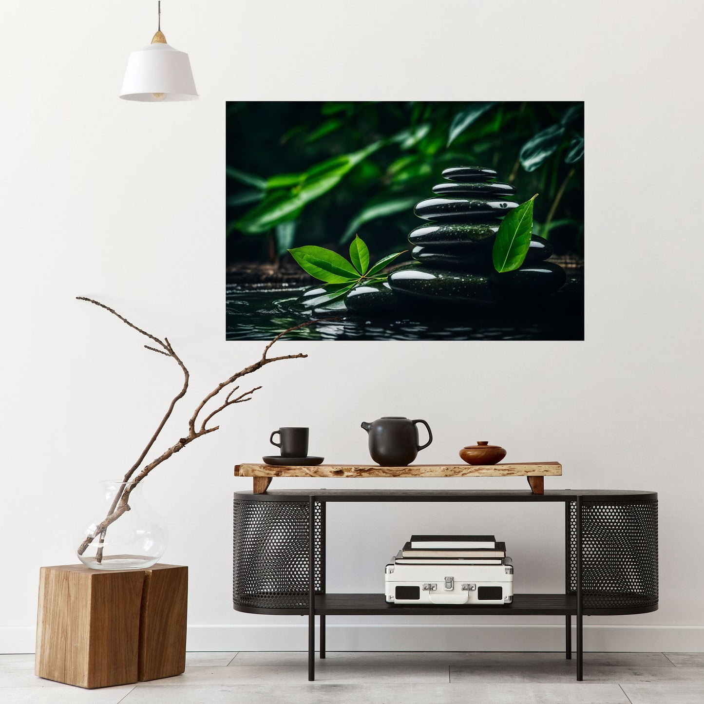 HARMONY STONES Peel and Stick Horizontal Poster