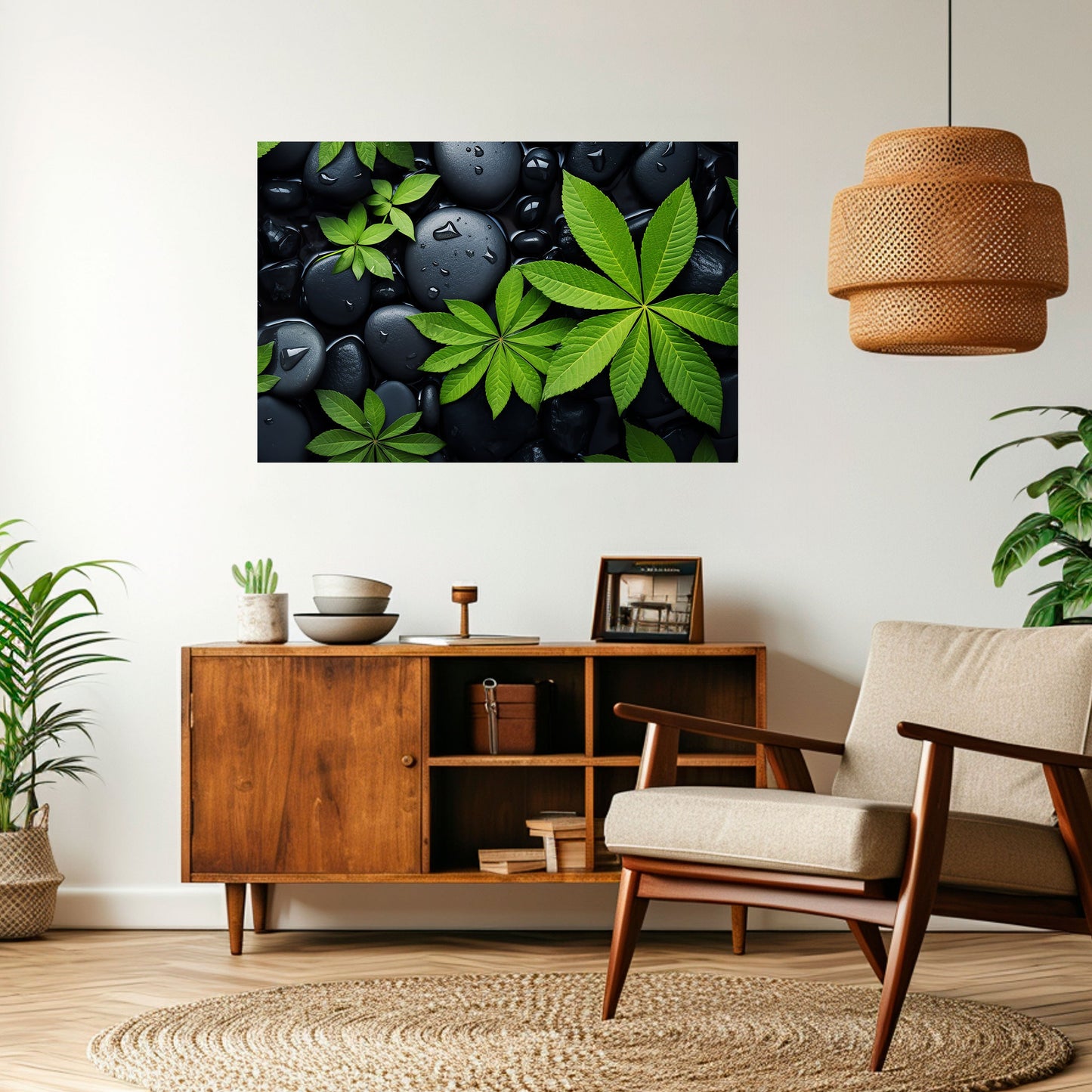 NATURE'S EMBRACE Peel and Stick Horizontal Poster