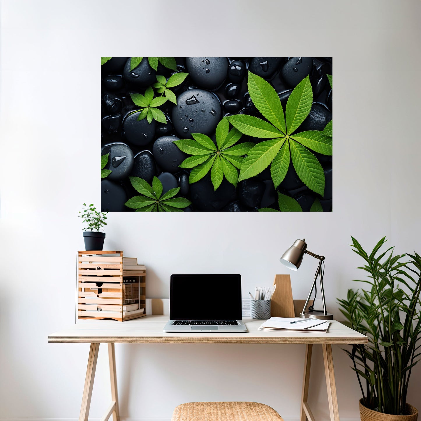 NATURE'S EMBRACE Peel and Stick Horizontal Poster