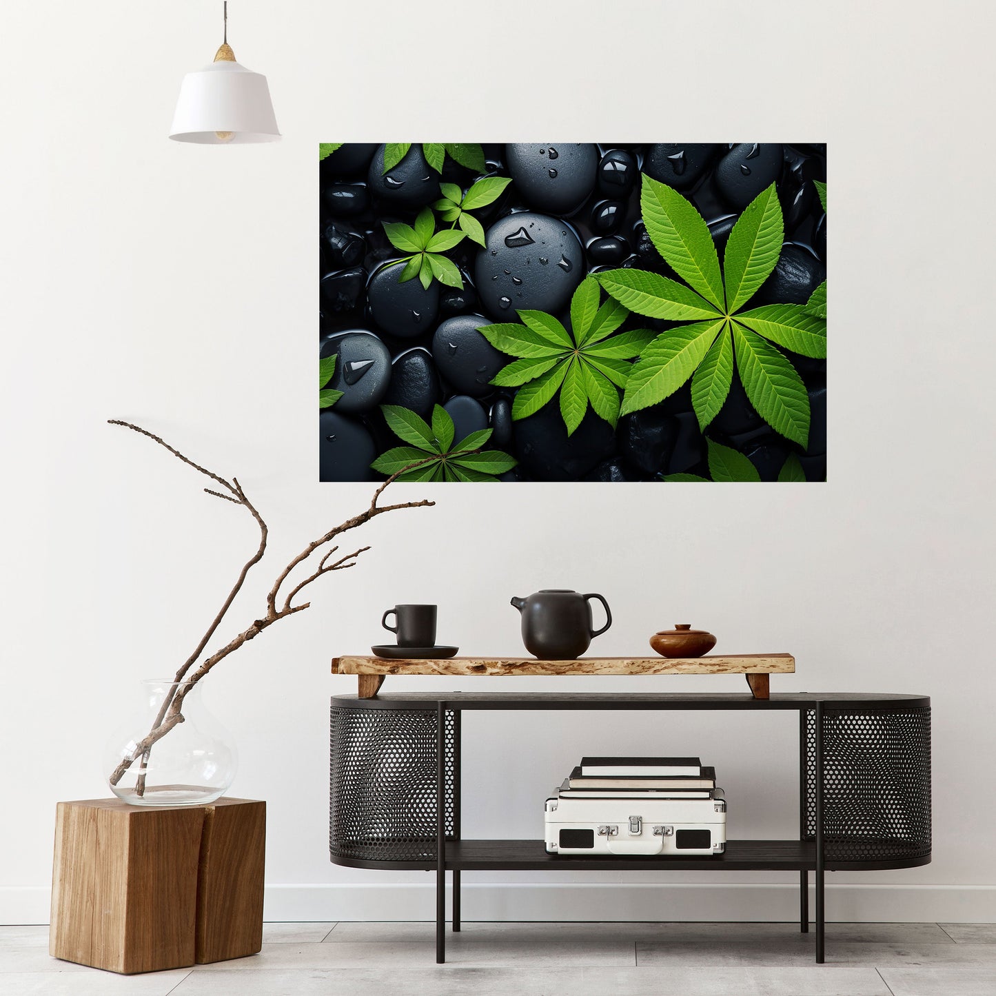 NATURE'S EMBRACE Peel and Stick Horizontal Poster