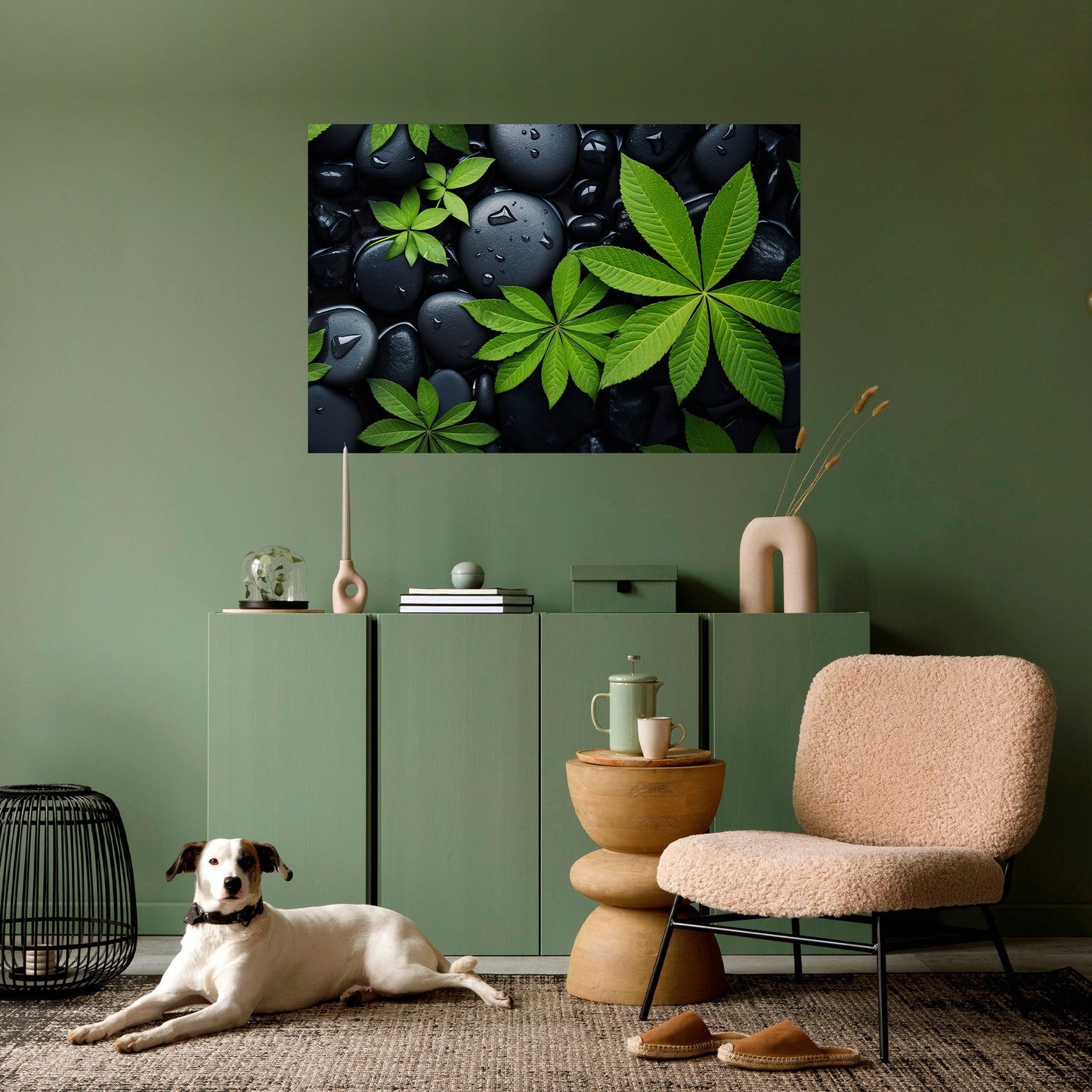 NATURE'S EMBRACE Peel and Stick Horizontal Poster