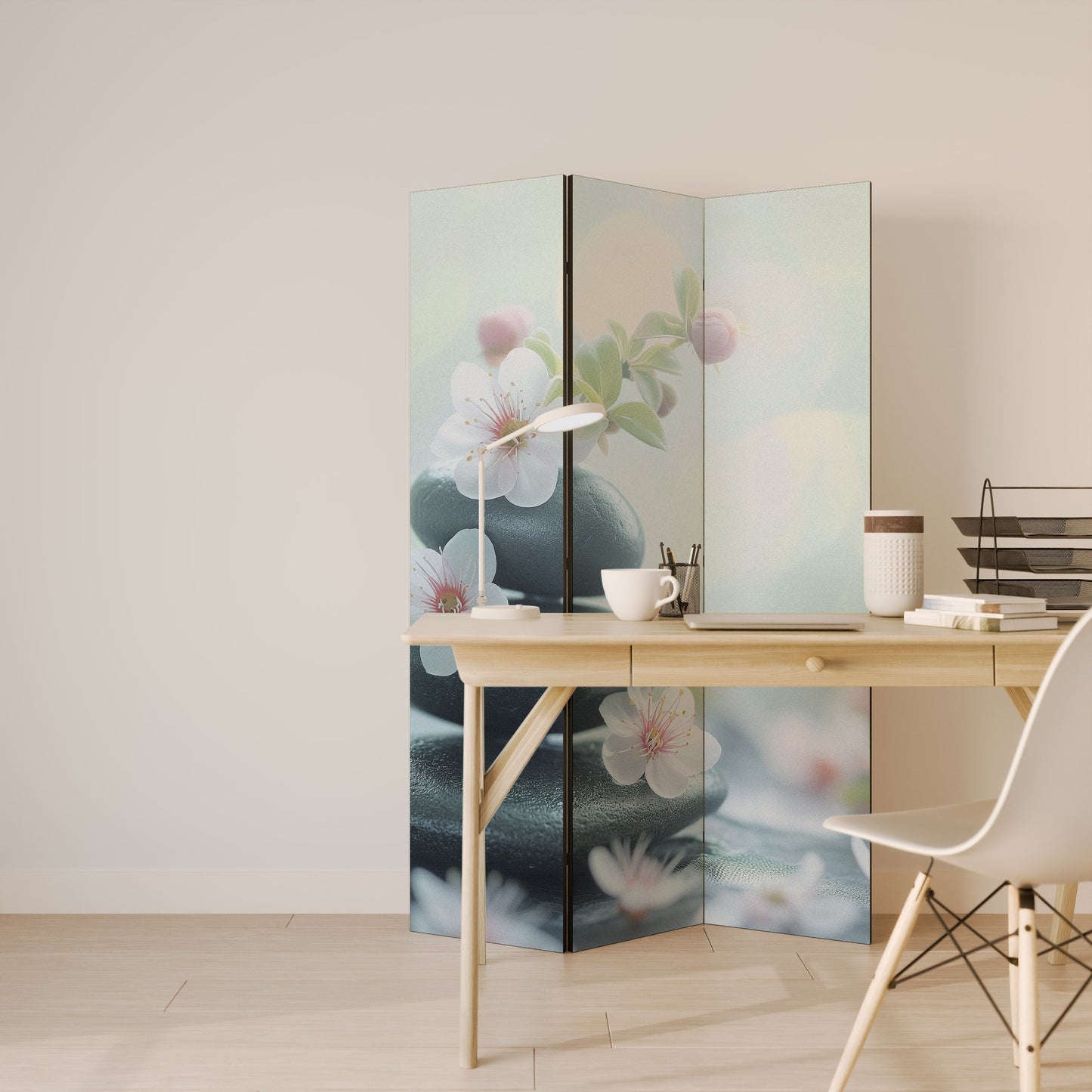 MINDFUL MOMENTS Dekorativ rumsavdelare med 3 paneler