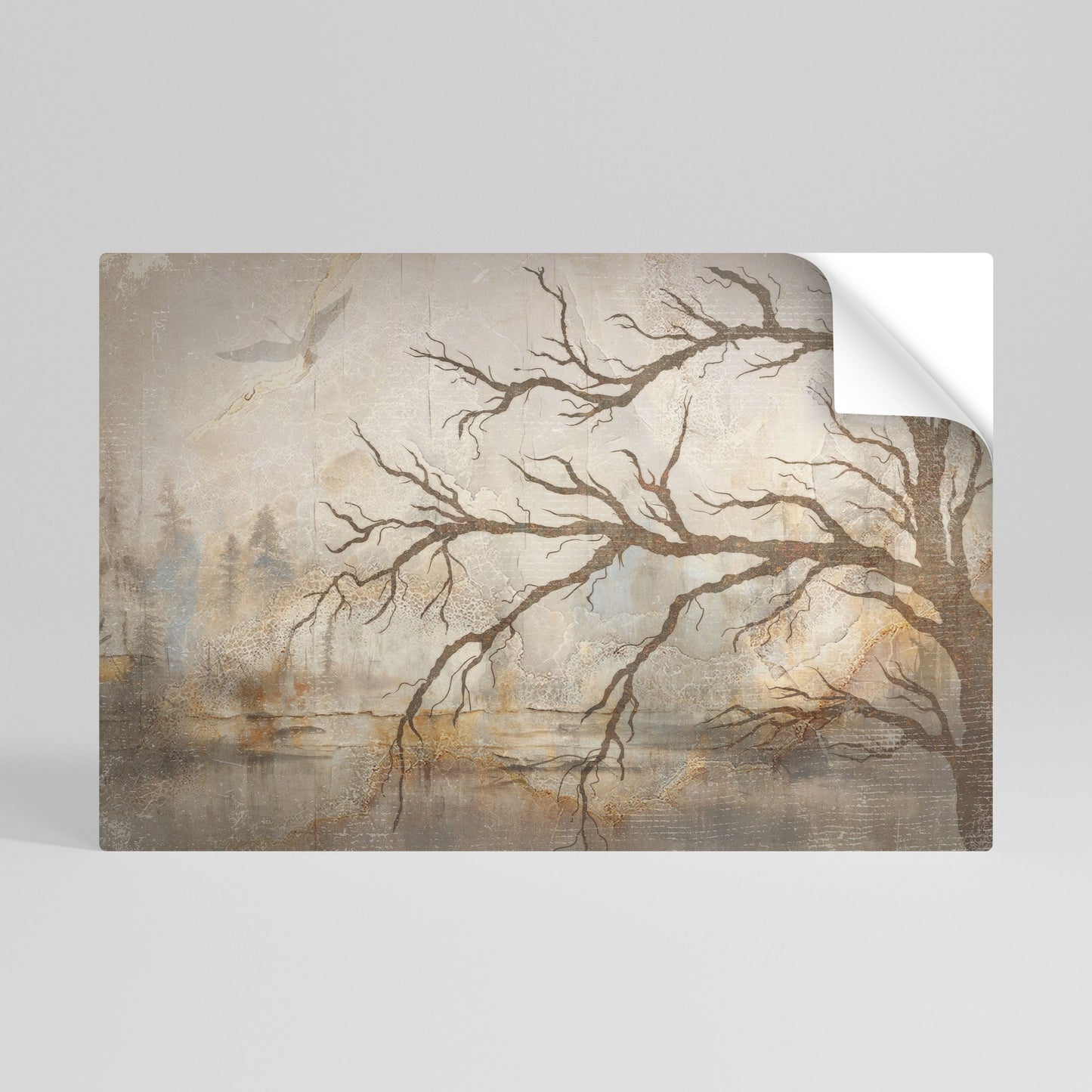 FLIGHT OF FANTASY Peel and Stick Horizontal Poster