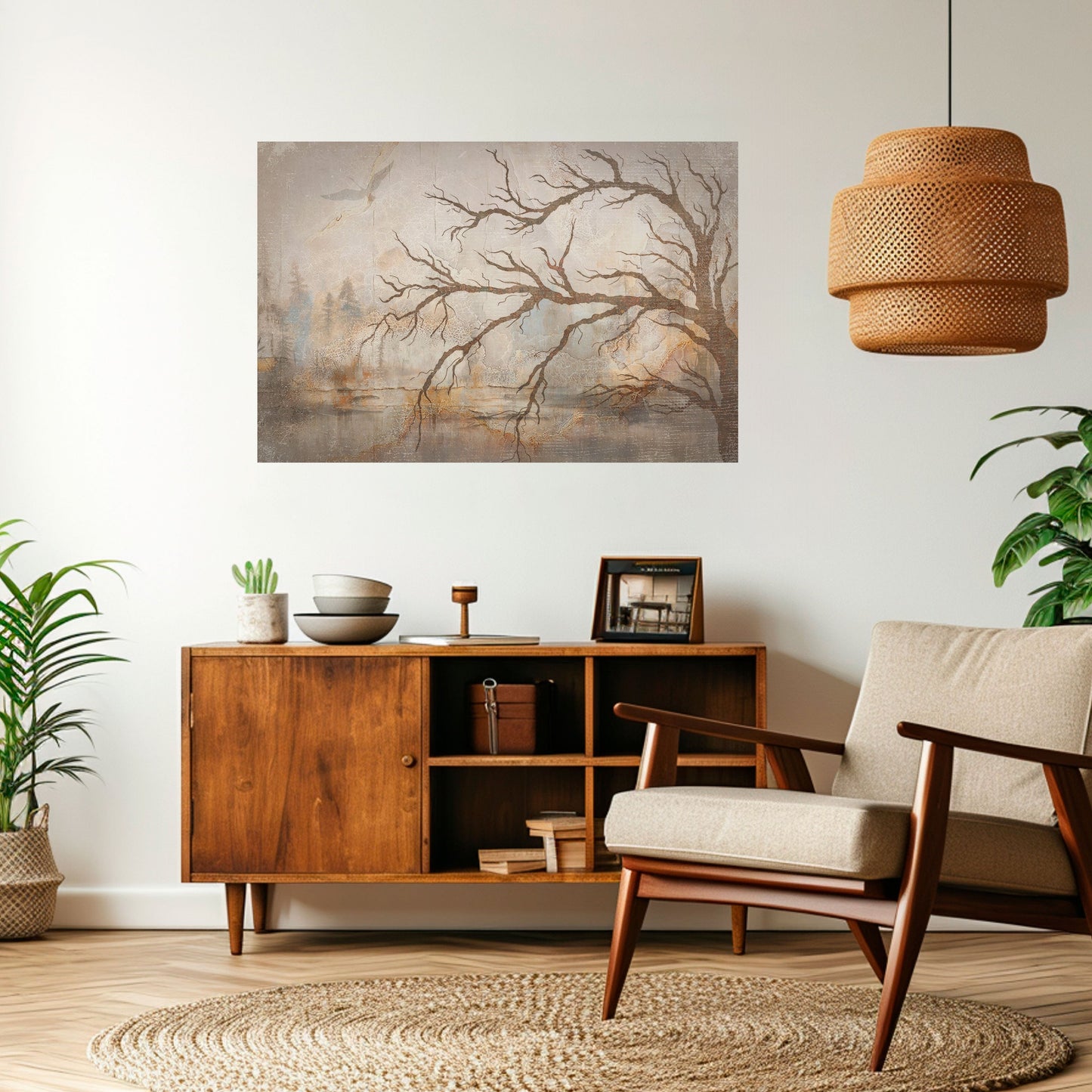 FLIGHT OF FANTASY Peel and Stick Horizontal Poster