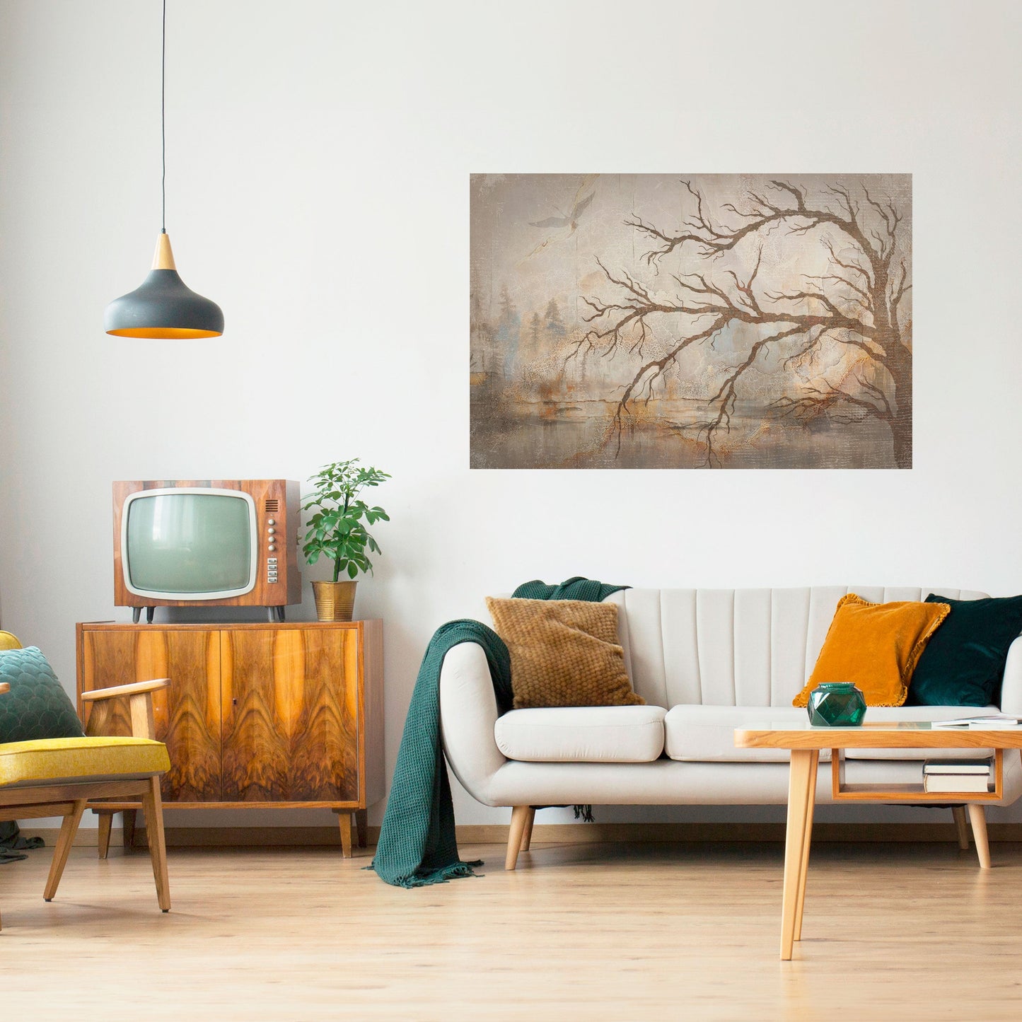 FLIGHT OF FANTASY Peel and Stick Horizontal Poster