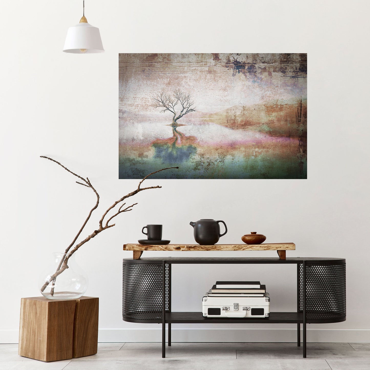 FADING MEMORIES Peel and Stick Horizontal Poster