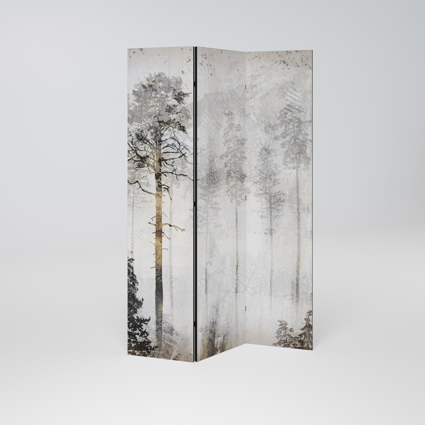 Dekorativ rumsavdelare med 3 paneler FADE IN THE TREES