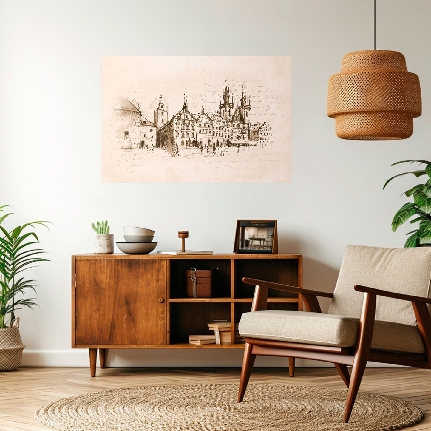 WHISPERS OF ARCHITECTURE Peel and Stick Horizontal Poster