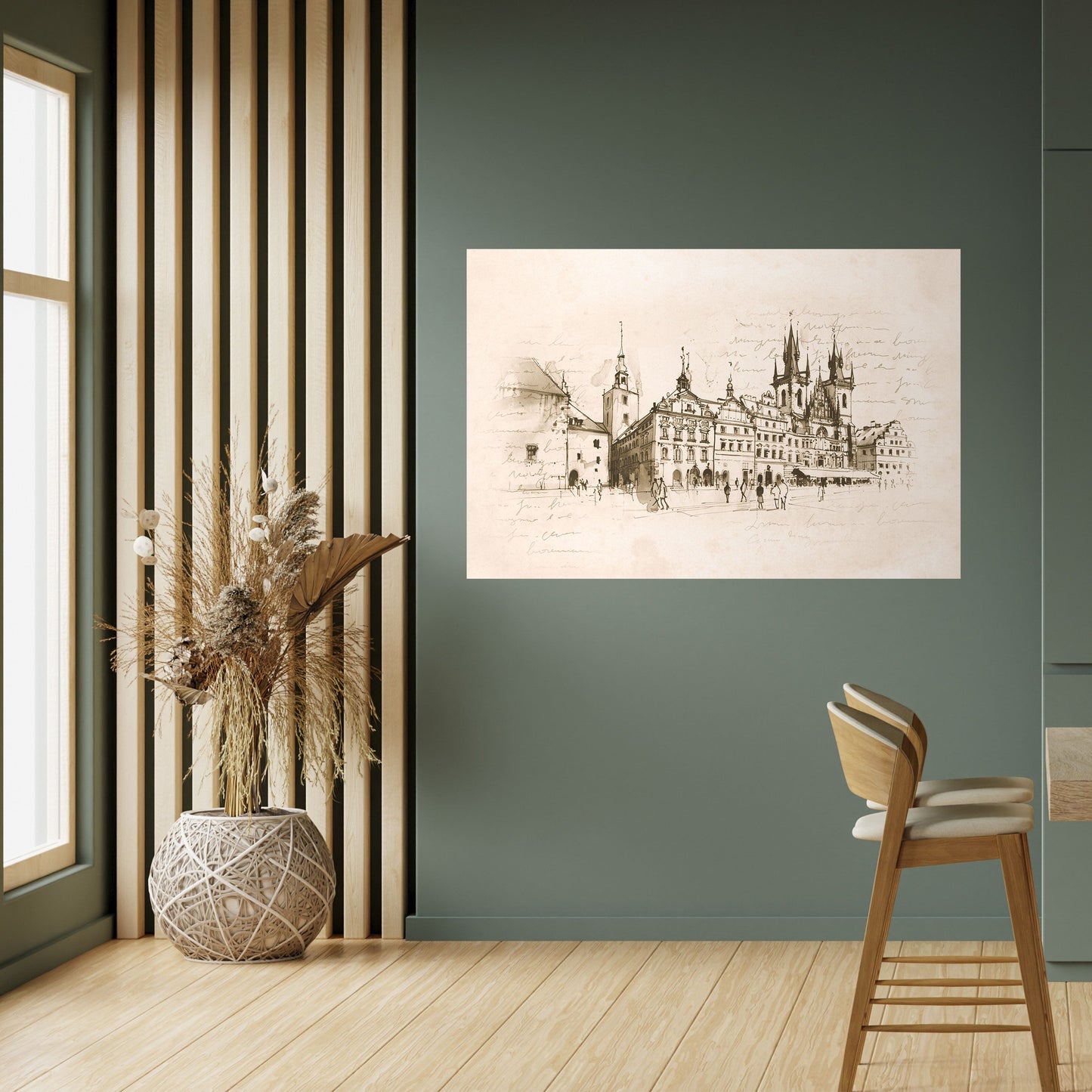 WHISPERS OF ARCHITECTURE Peel and Stick Horizontal Poster