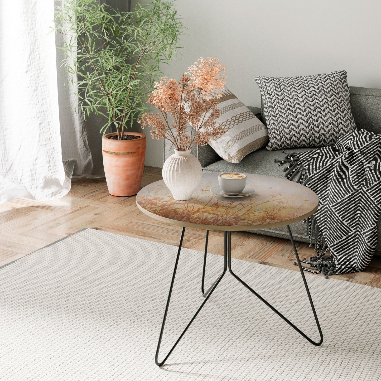 MEADOW BUTTERFLIES Large Coffee Table
