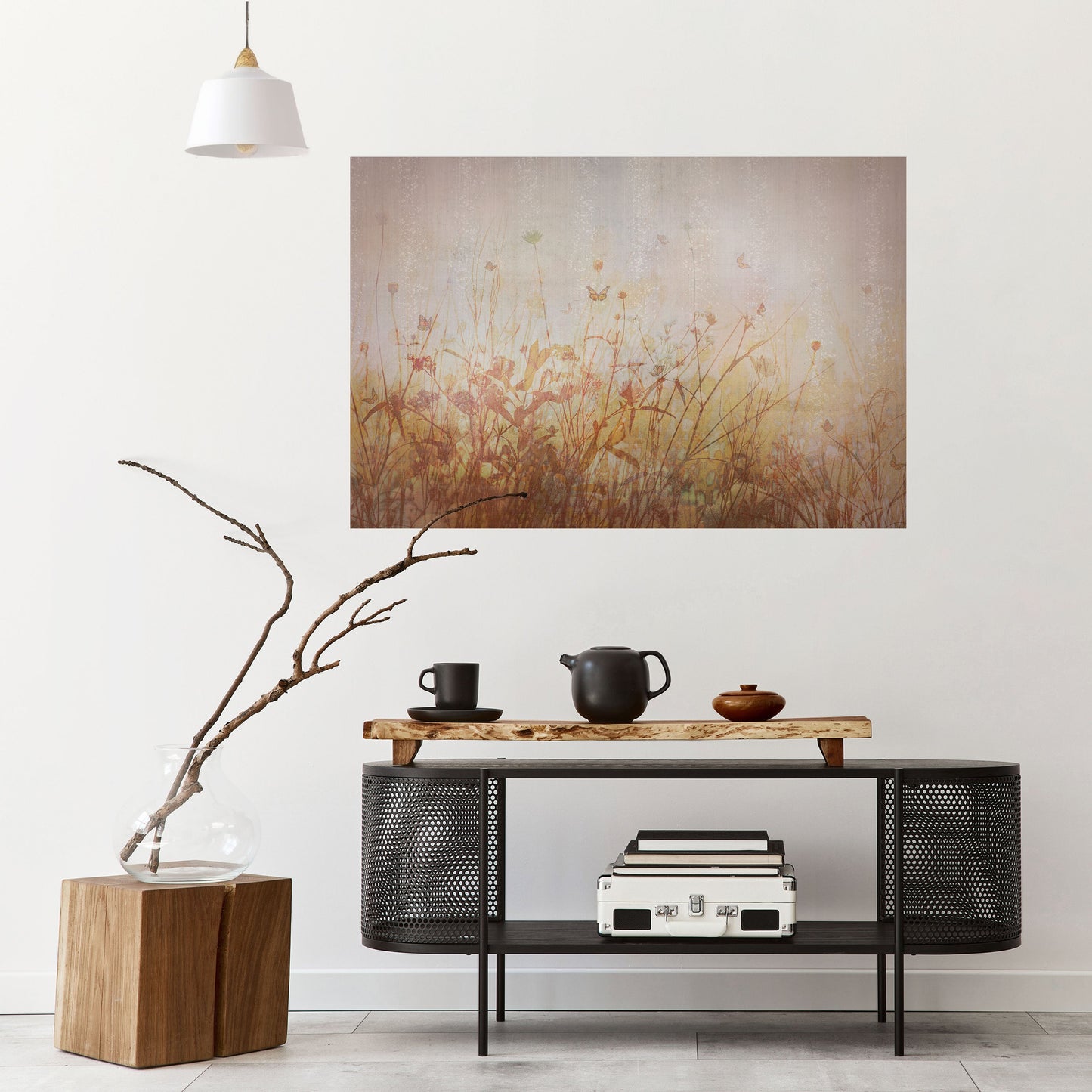 MEADOW BUTTERFLIES Peel and Stick Horizontal Poster