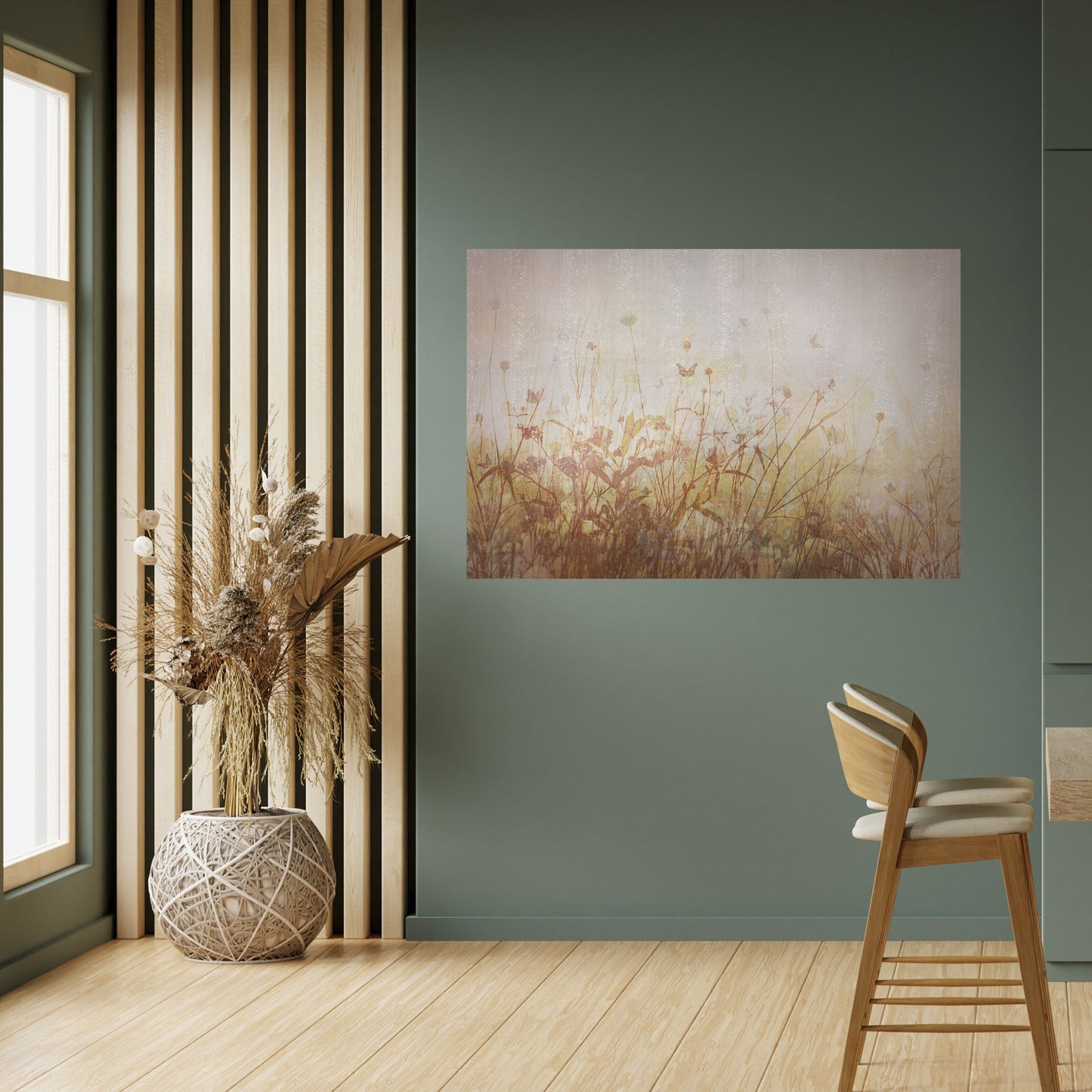 MEADOW BUTTERFLIES Peel and Stick Horizontal Poster