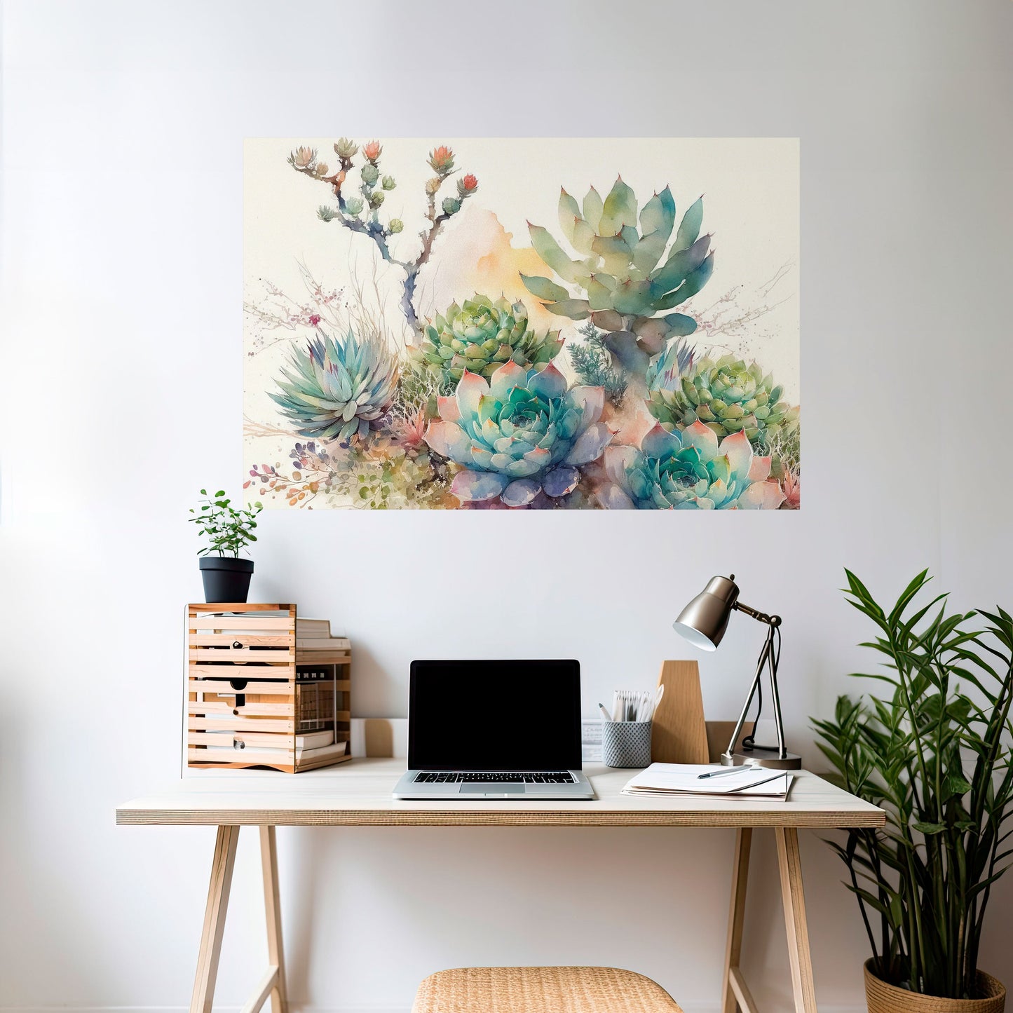 SECRET GARDEN Peel and Stick Horizontal Poster