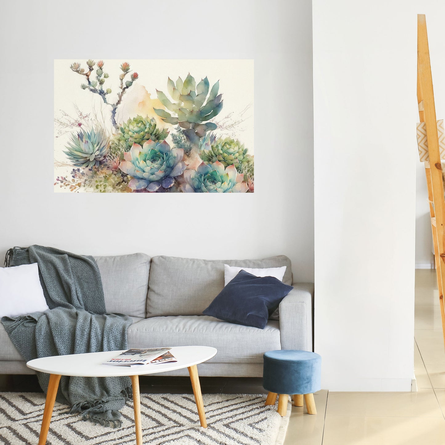 SECRET GARDEN Peel and Stick Horizontal Poster