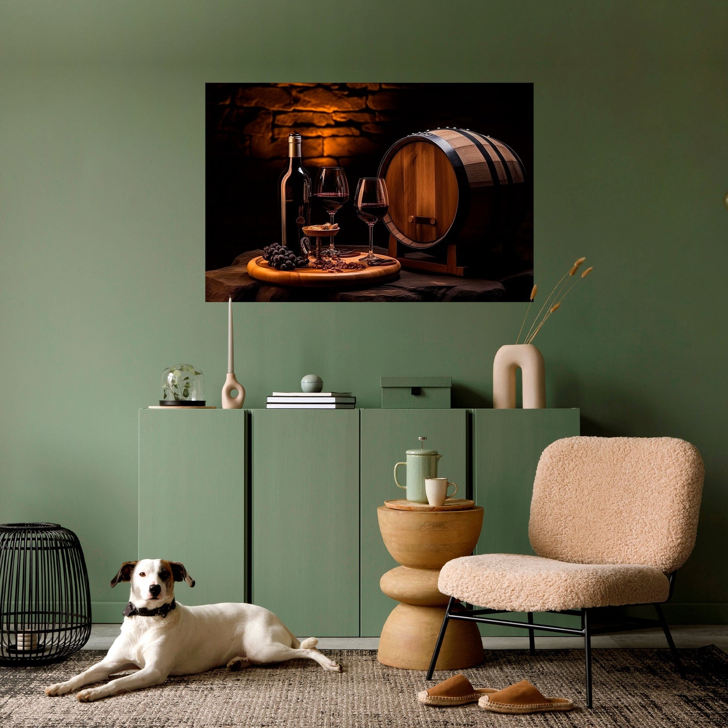 VINTAGE VIGNETTE Peel and Stick Horizontal Poster