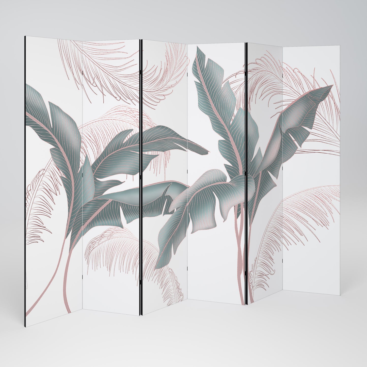 DELICATE BLISS Dekorativ rumsavdelare med 6 paneler