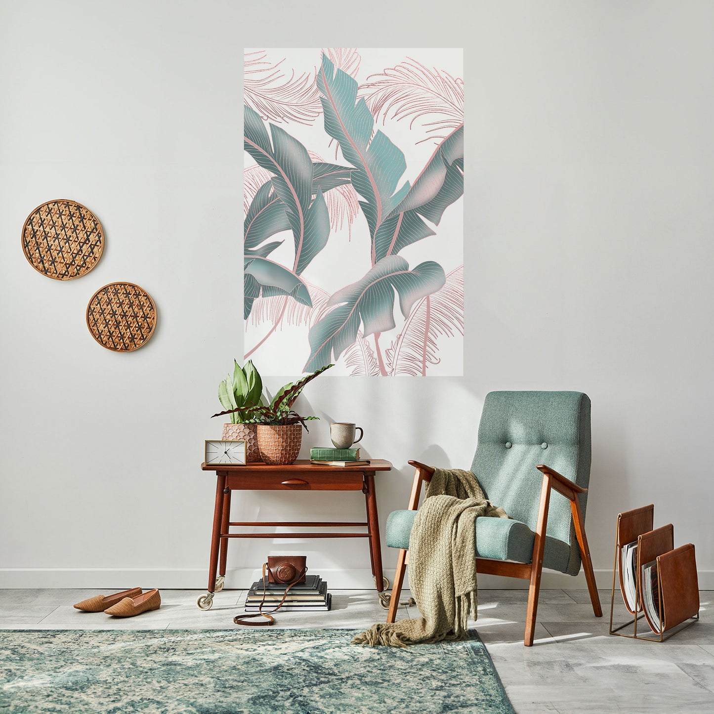 DELICATE BLISS vertikal affisch med självhäftande motiv