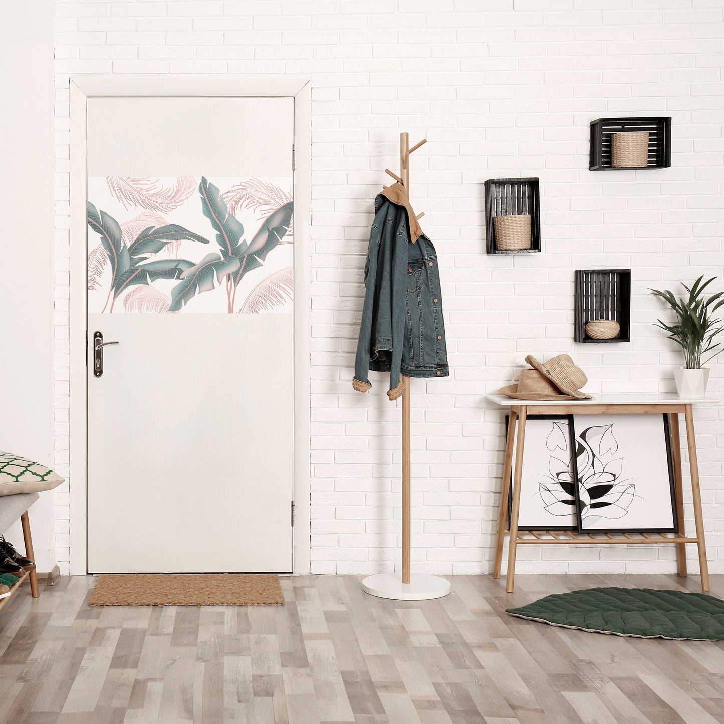 DELICATE BLISS horisontell affisch med självhäftande motiv