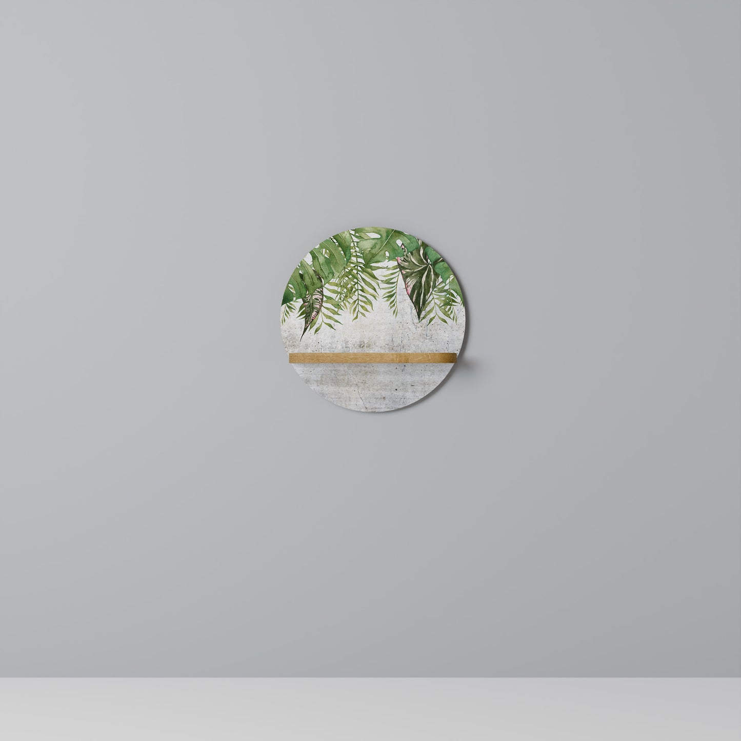 URBAN TROPICS Rund Konsthylla I Ekeffekt
