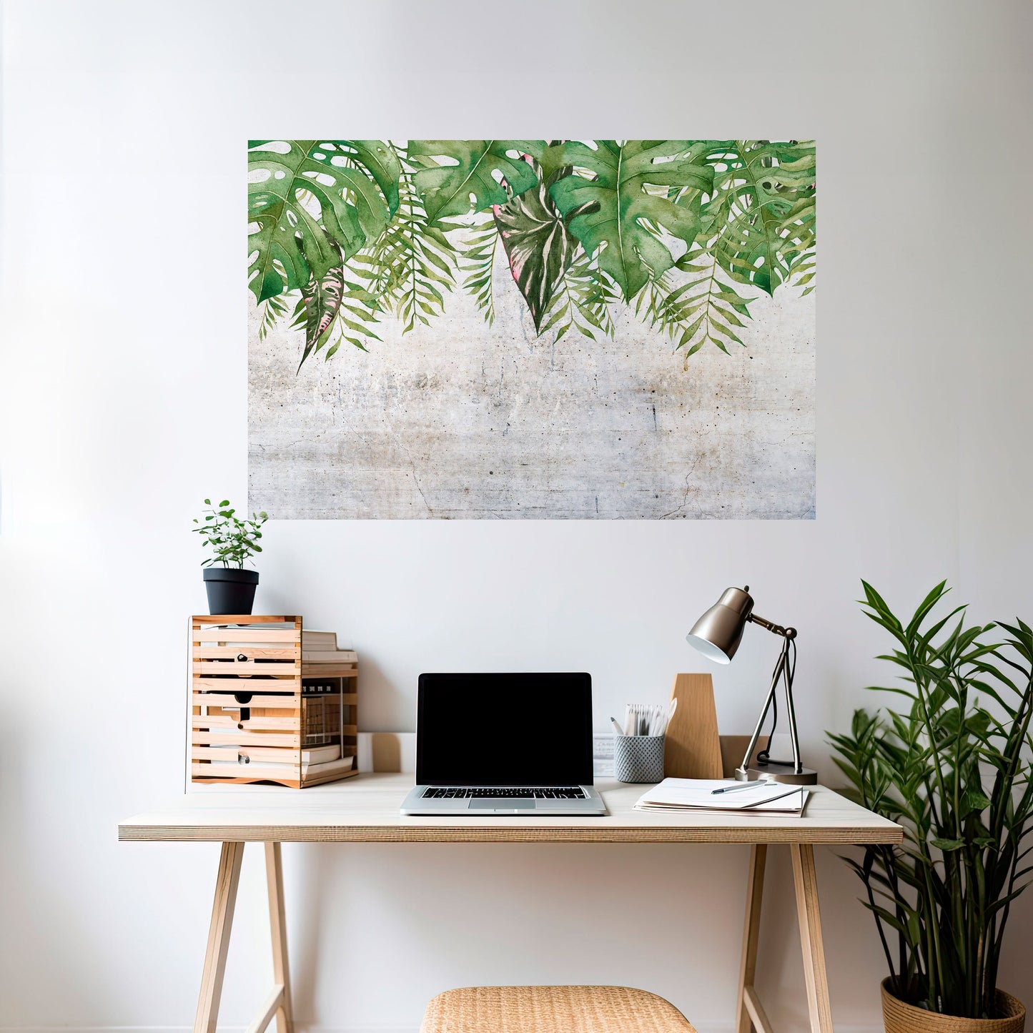 URBAN TROPICS Horisontell affisch med självhäftande tryck