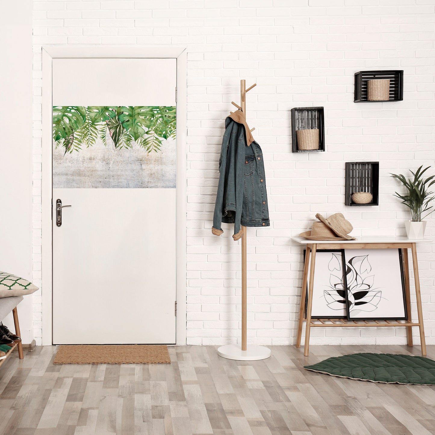 URBAN TROPICS Horisontell affisch med självhäftande tryck