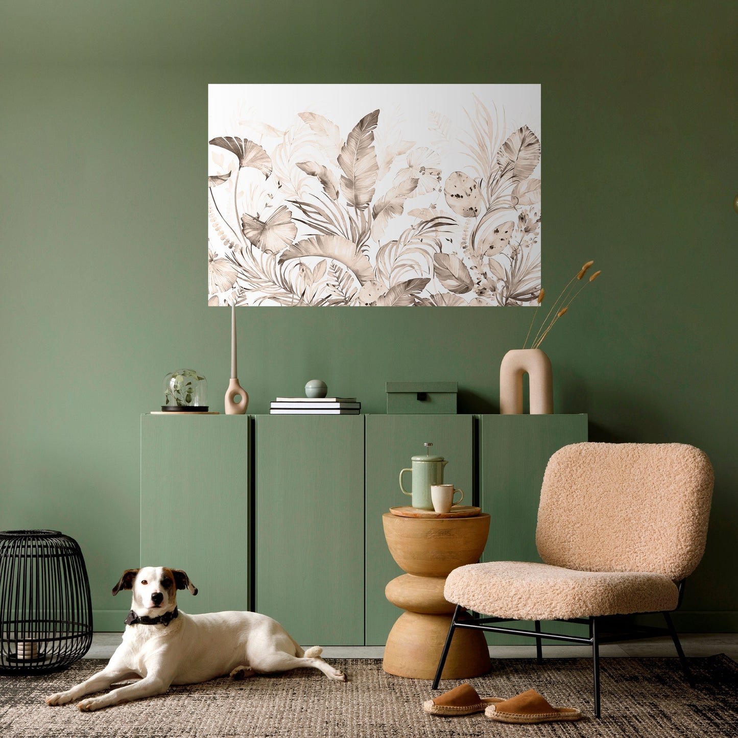 VILD ÖMHET Horisontell Poster med självhäftande papper