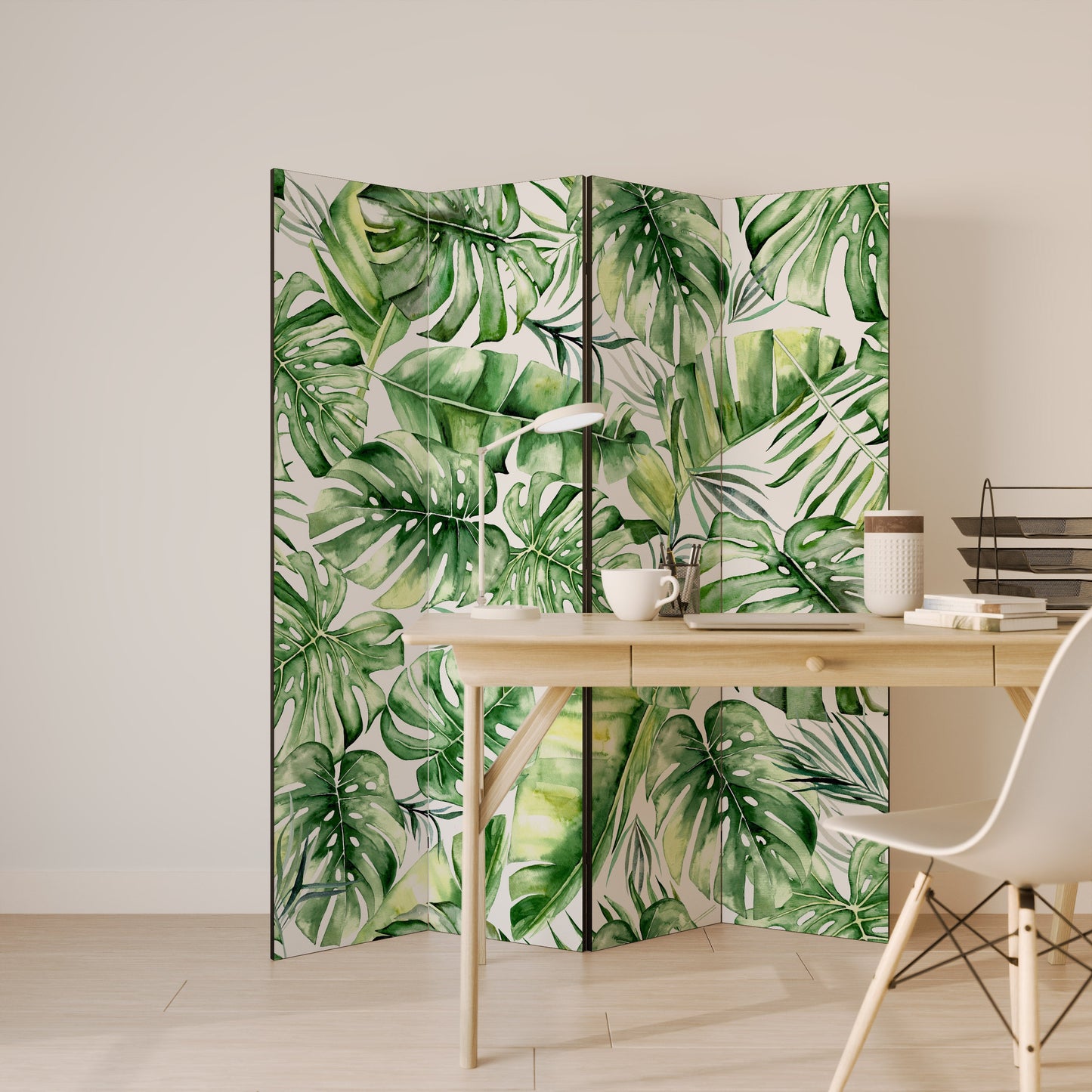 NATURE'S CANVAS Decorative 4-Panel Room Divider