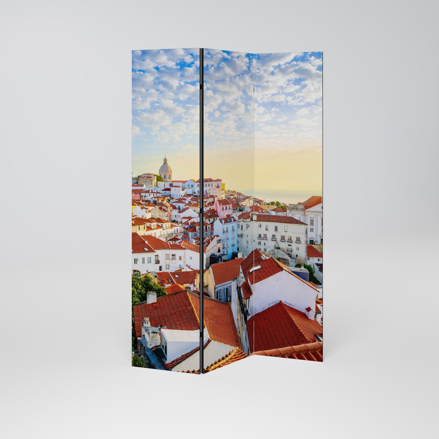 ROOFTOP RADIANCE Dekorativ rumsavdelare med 3 paneler