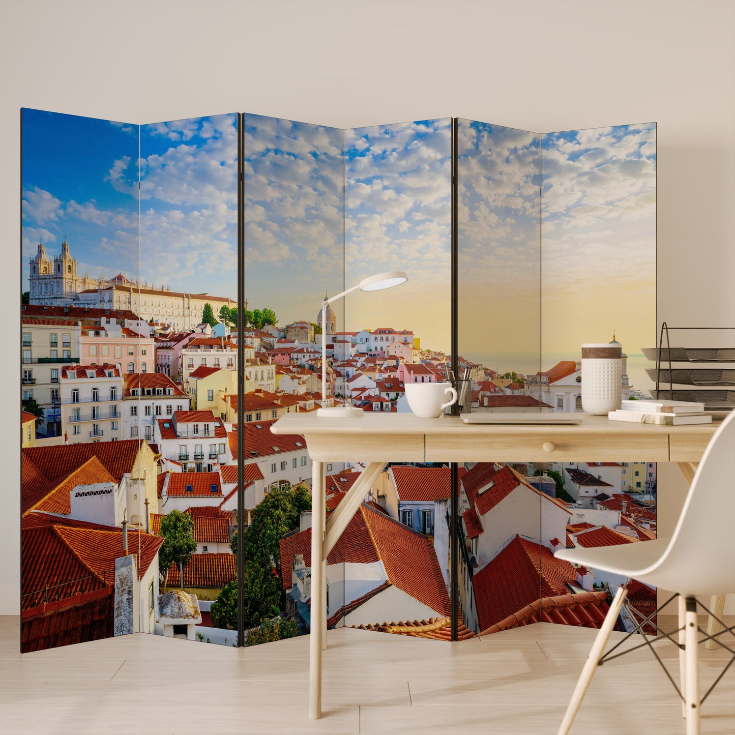 ROOFTOP RADIANCE Dekorativ rumsavdelare med 6 paneler