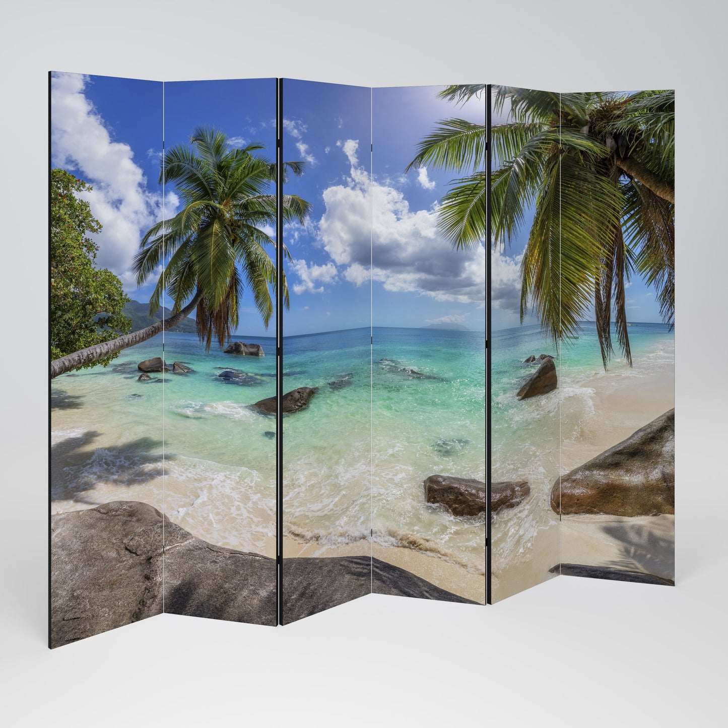 OASIS OF CALM Decorative 6-Panel Room Divider
