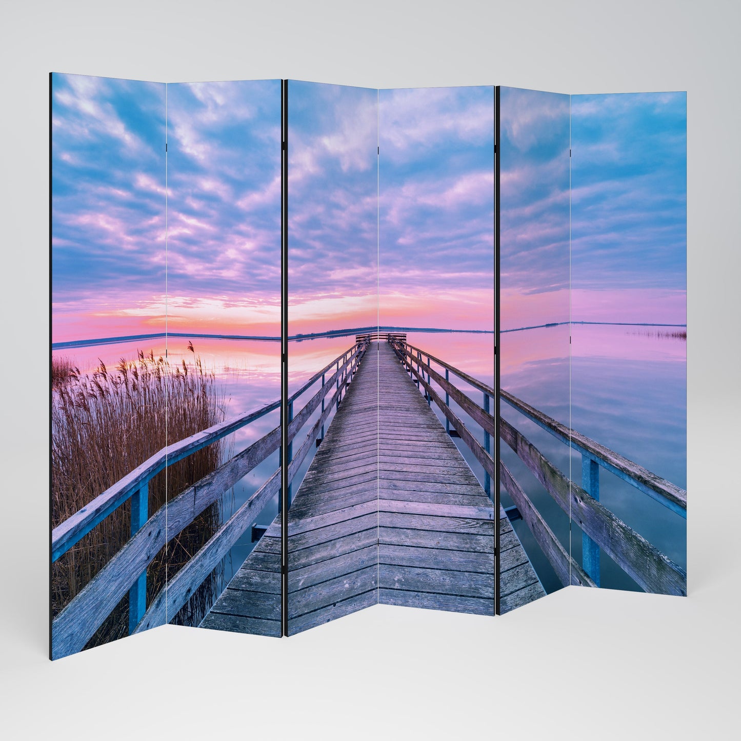 PASTEL PROMENADE Dekorativ rumsavdelare med 6 paneler