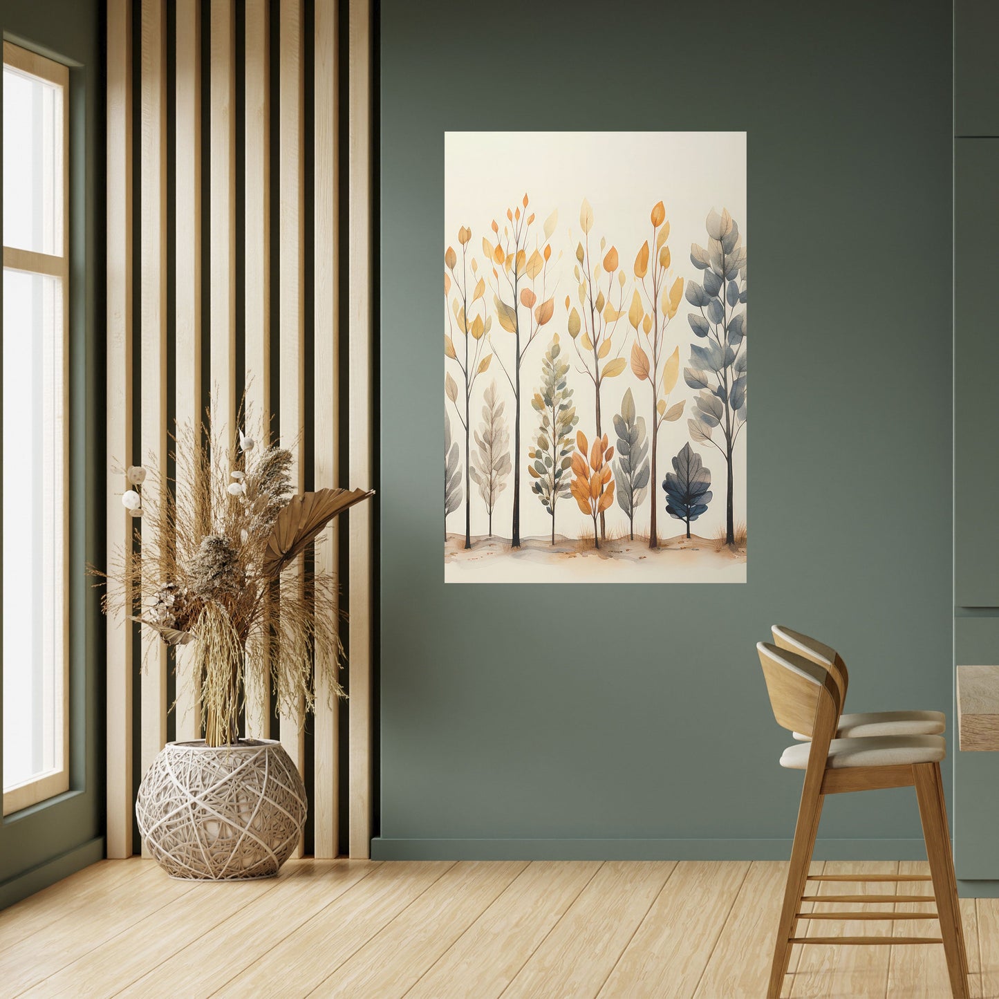 HÖSTSKOG, självhäftande poster