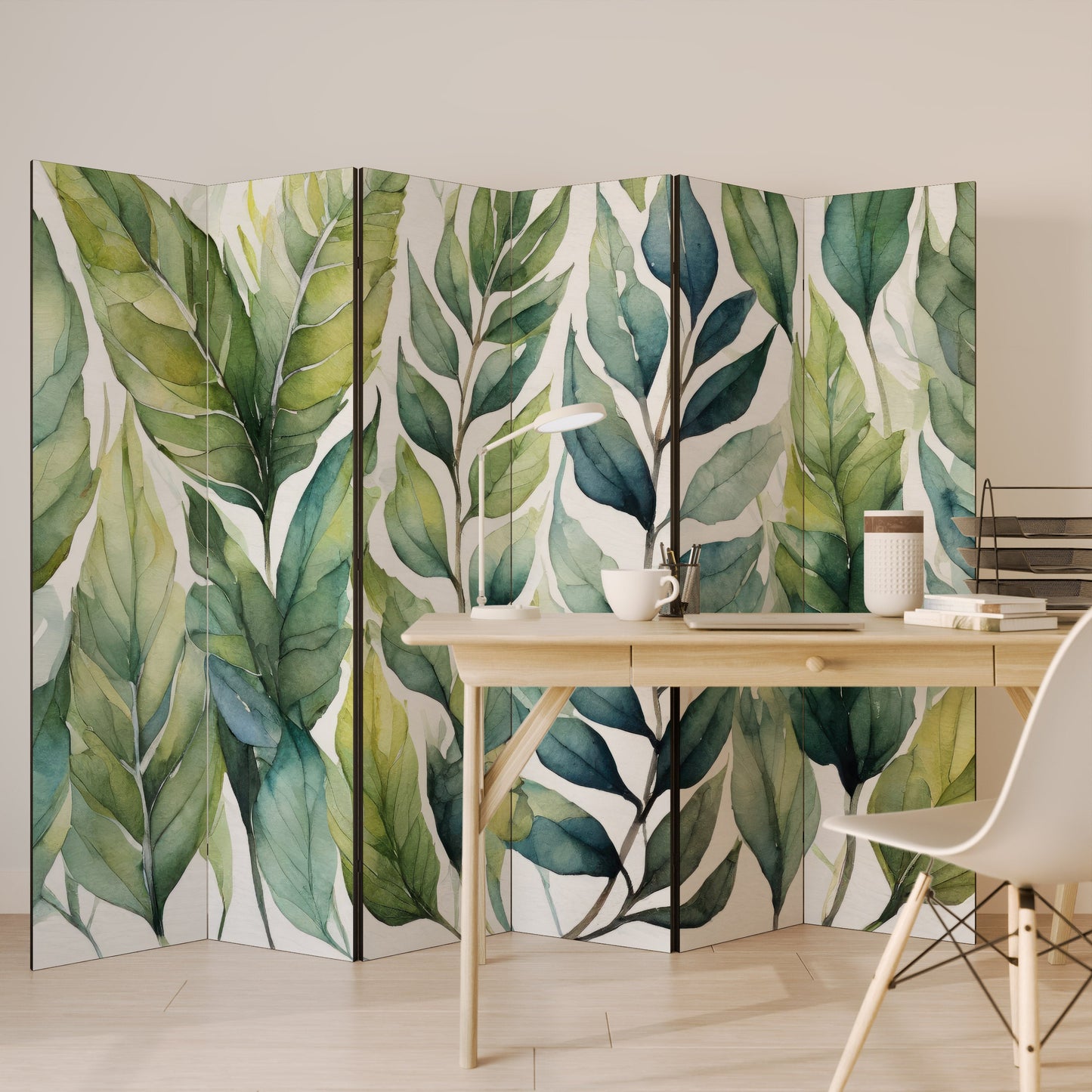 VERDURE SCAPE Dekorativ rumsavdelare med 6 paneler