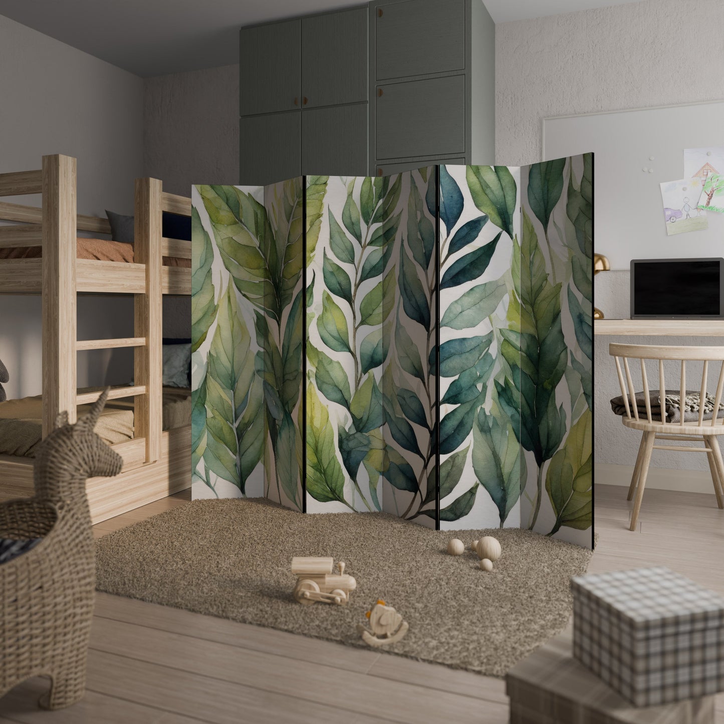 VERDURE SCAPE Dekorativ rumsavdelare med 6 paneler