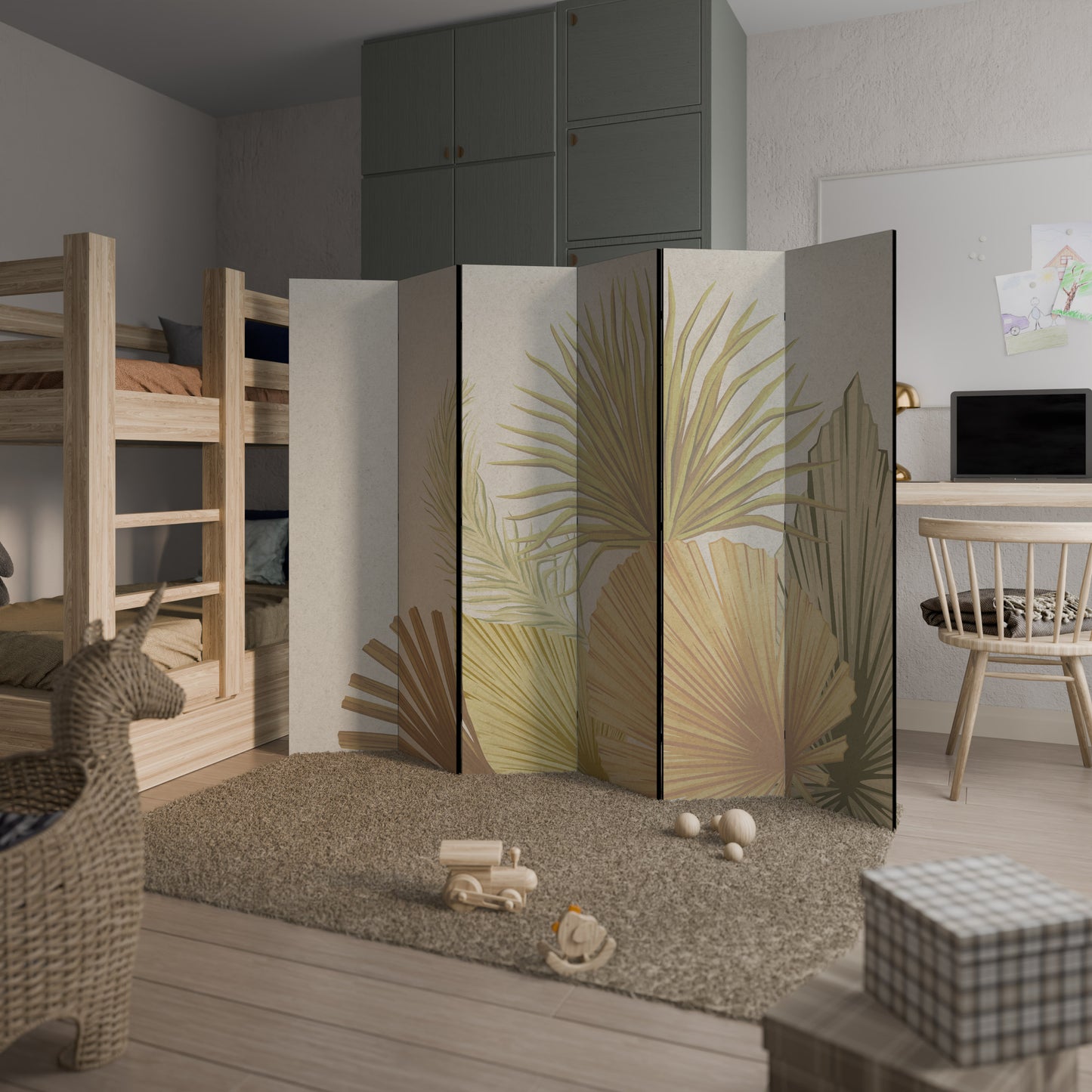 TROPICAL OUTBREAK 6-Panel Room Divider