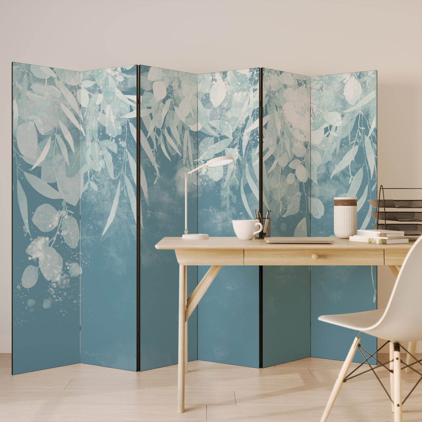 ELEGANT NATURES EMBRACE Dekorativ rumsavdelare med 6 paneler