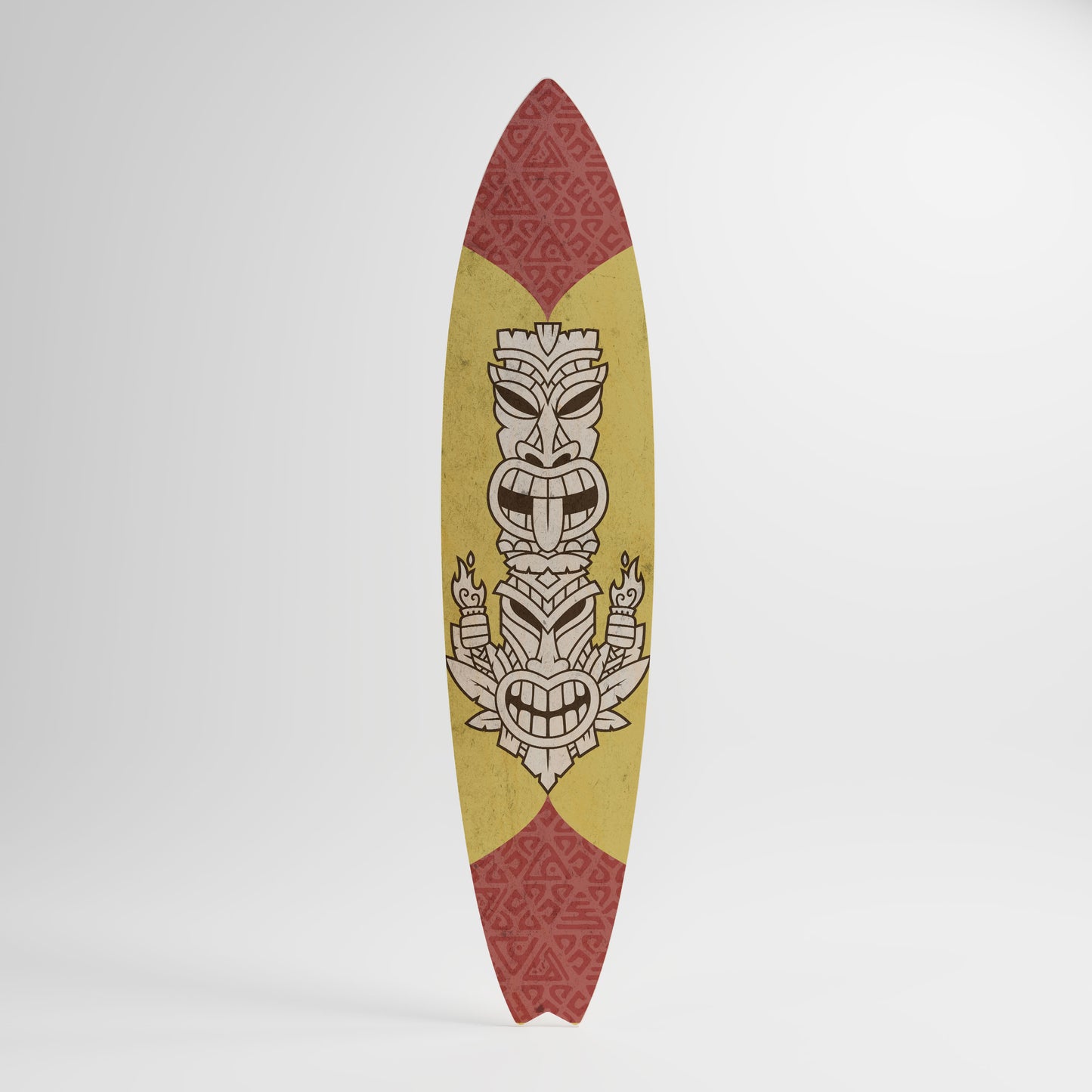 TIKI TOTEM Dekorativ Surfbräda