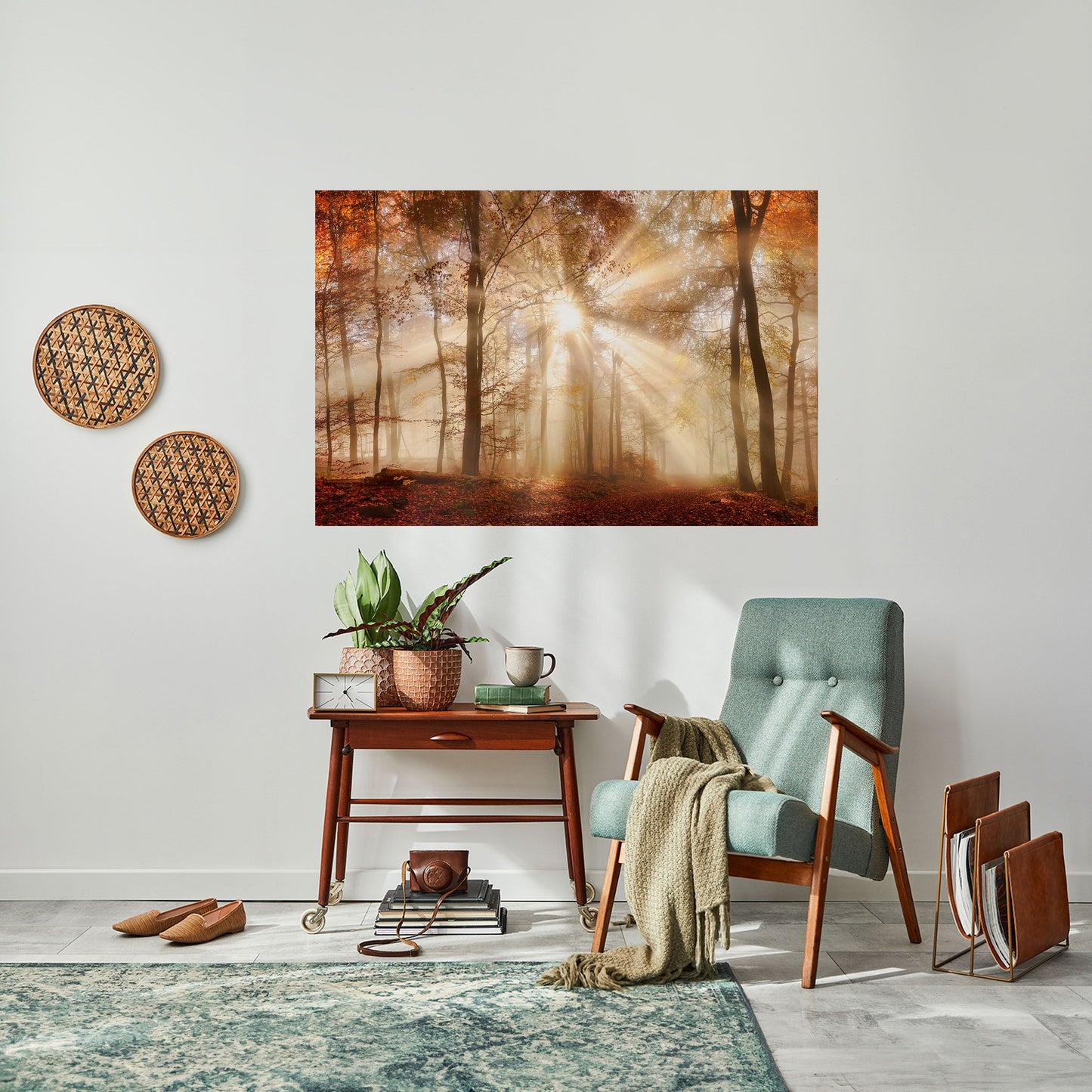 WHISPERS OF AUTUMN Peel and Stick Horizontal Poster