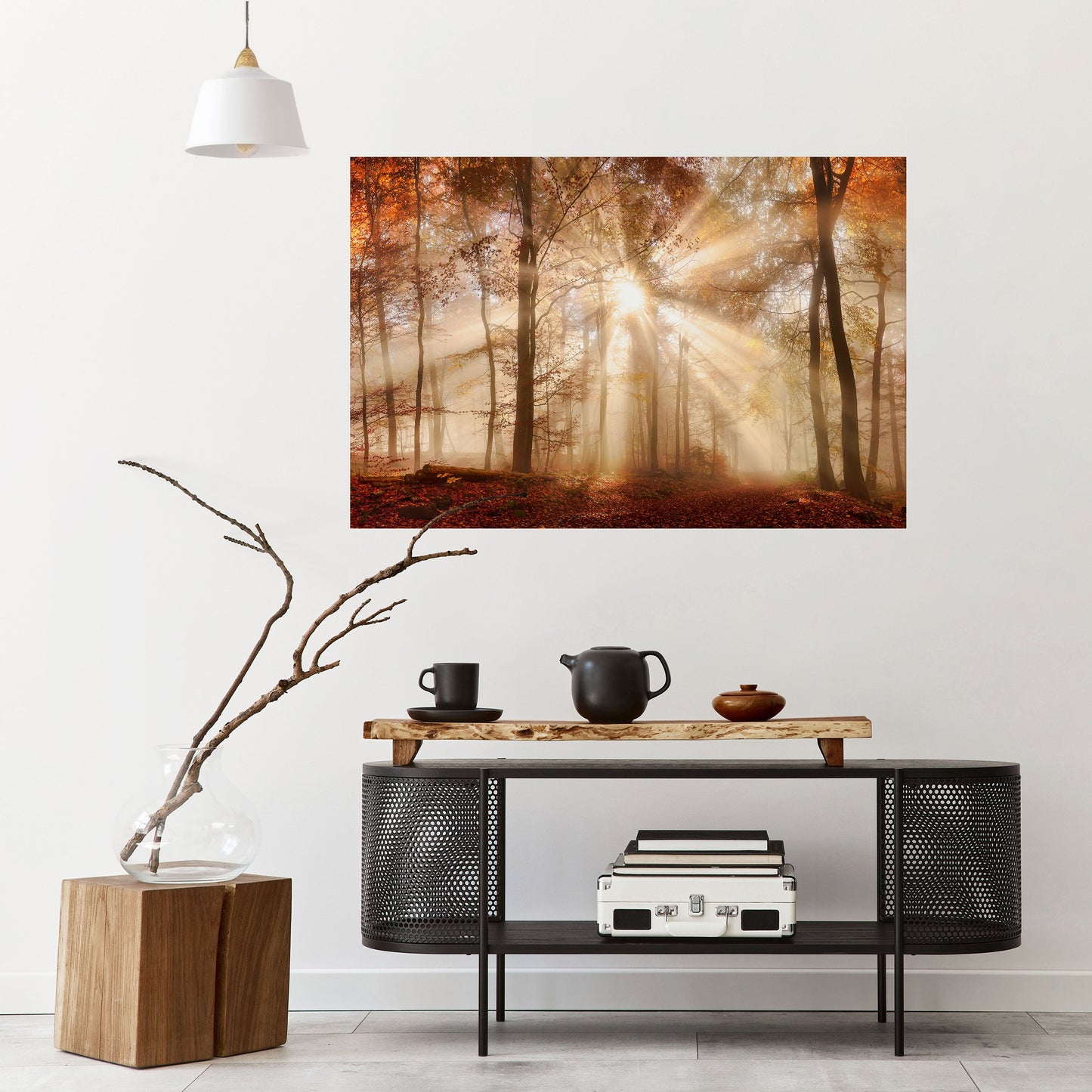 WHISPERS OF AUTUMN Peel and Stick Horizontal Poster