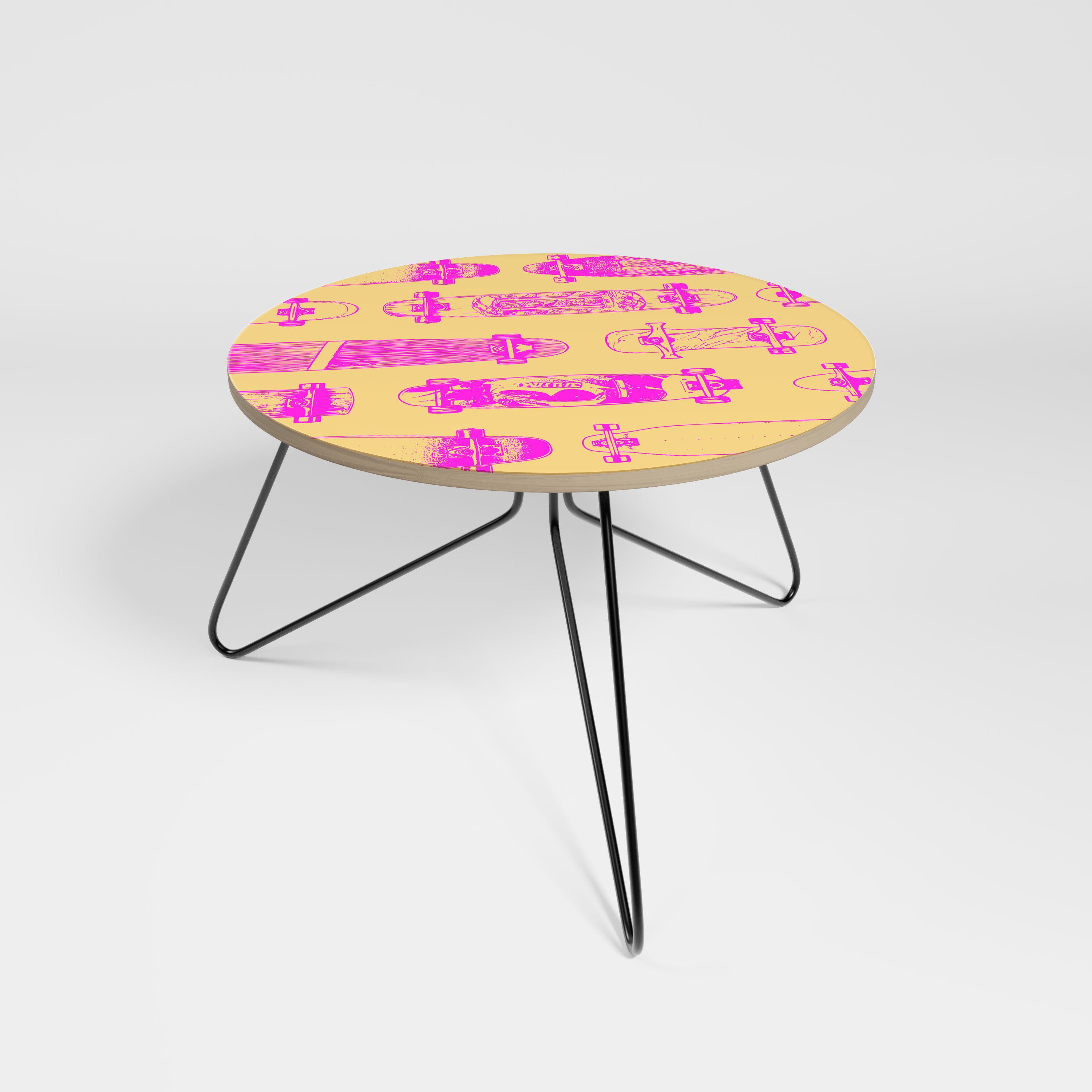 SKATEBOARD ARTISTRY Small Coffee Table