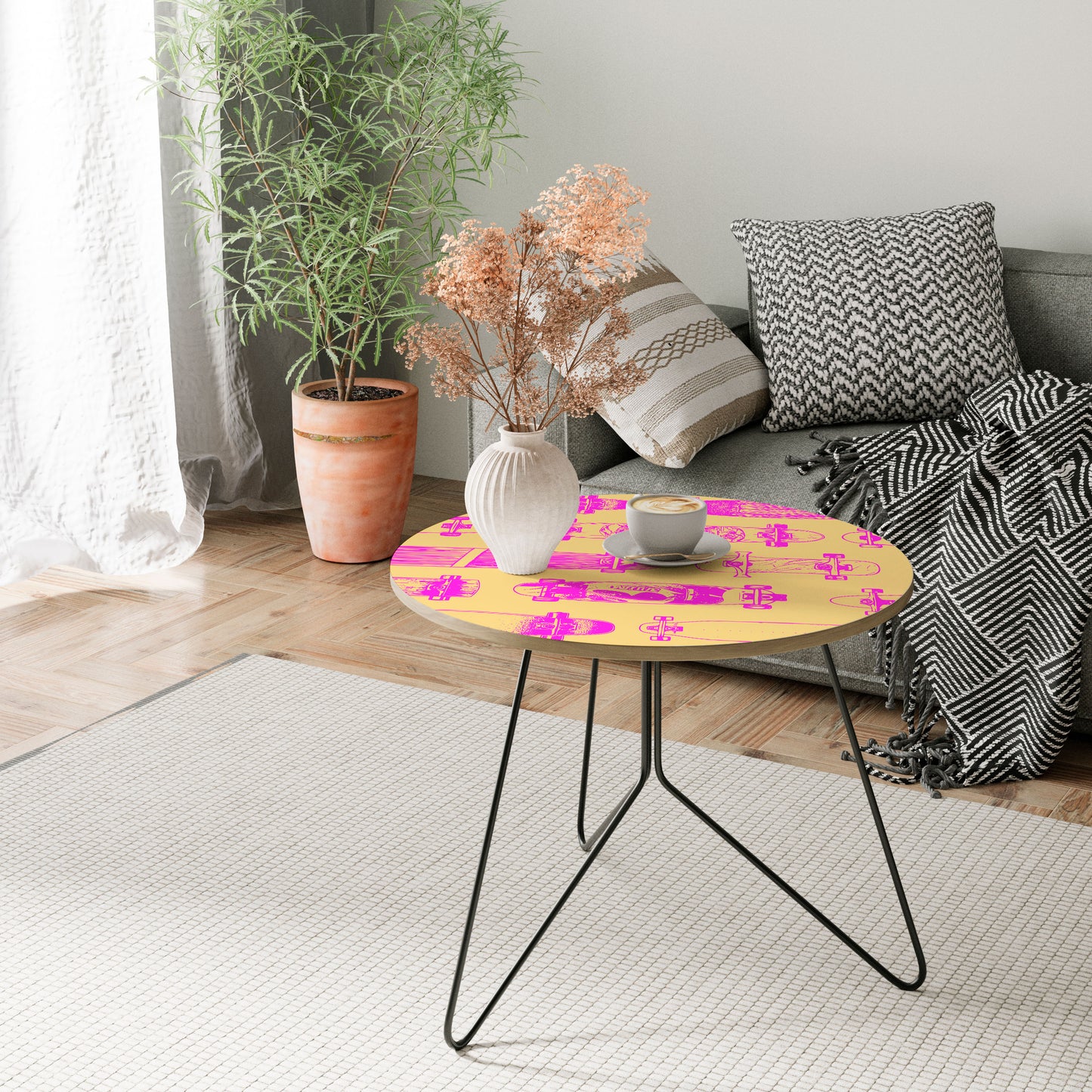 SKATEBOARD ARTISTRY Large Coffee Table