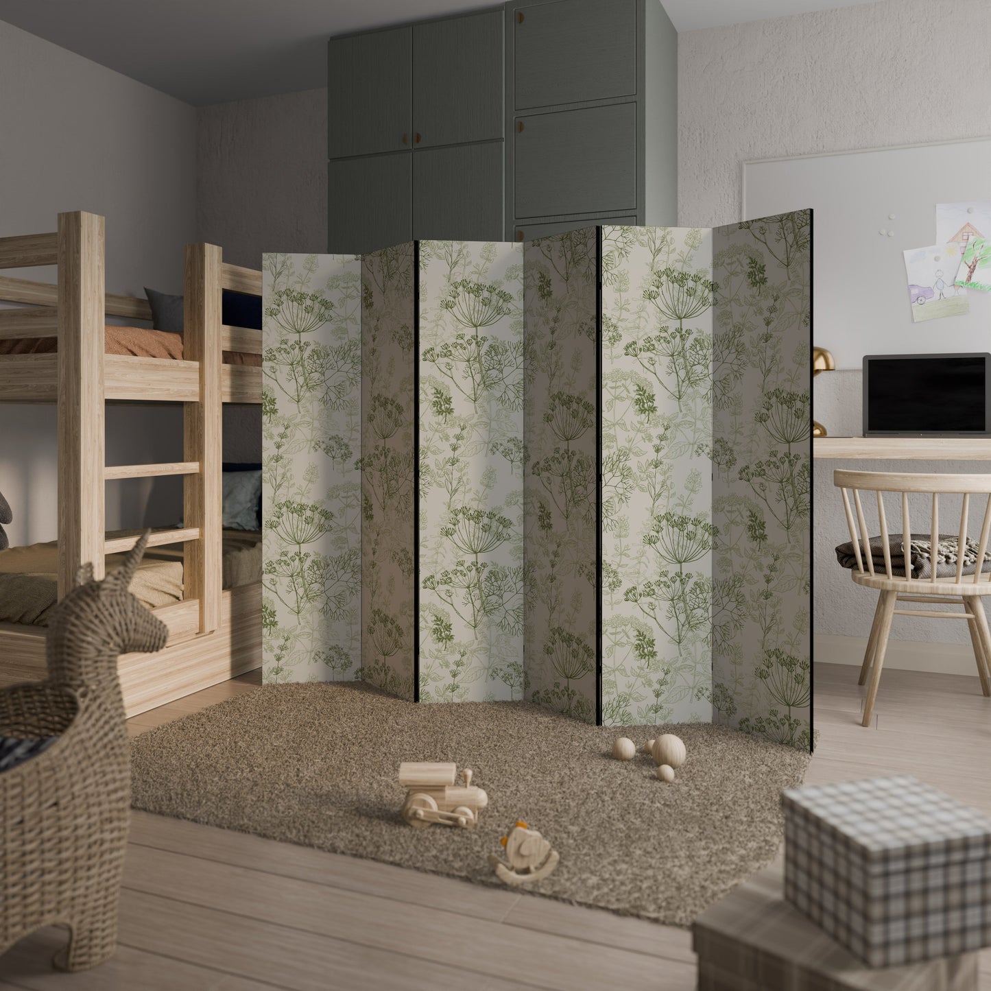 FENNEL BALDACHIN Decorative 6-Panel Room Divider