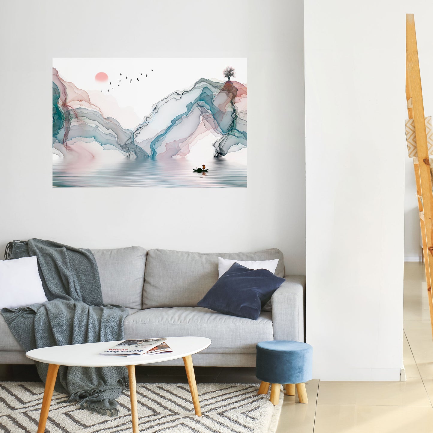 VELVET CROSSING Peel and Stick Horizontal Poster