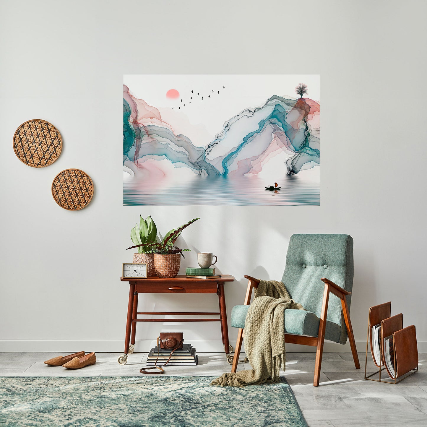 VELVET CROSSING Peel and Stick Horizontal Poster
