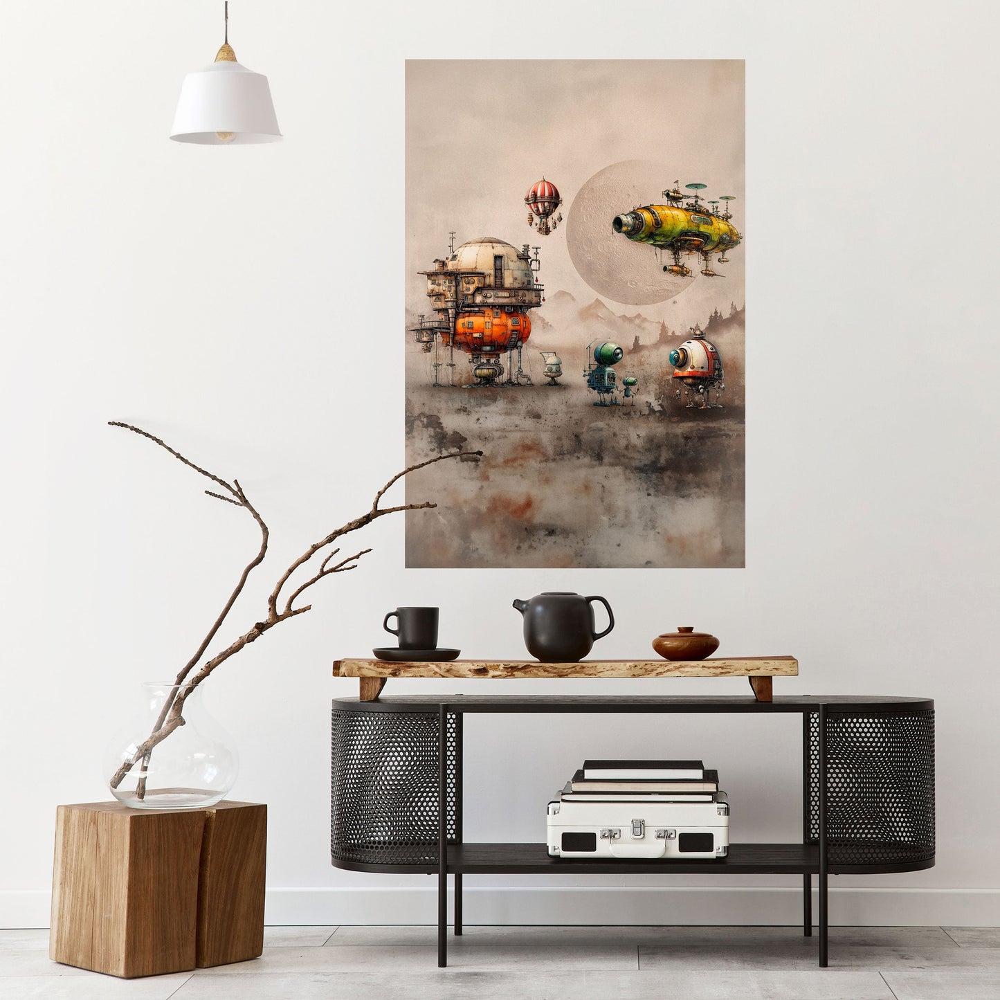 MACHINARIUM MACHINES Peel and Stick Vertical Poster
