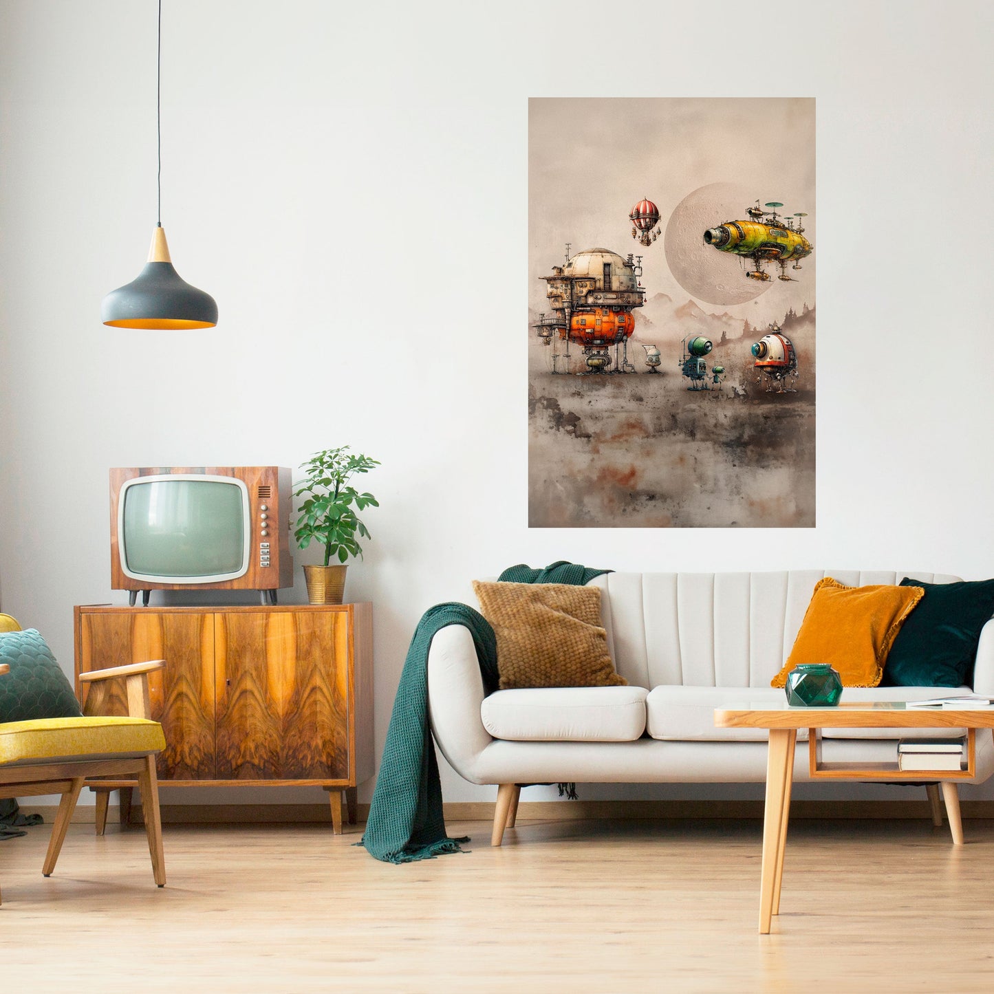MACHINARIUM MACHINES Peel and Stick Vertical Poster