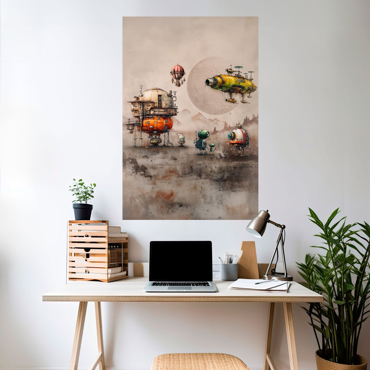 MACHINARIUM MACHINES Peel and Stick Vertical Poster