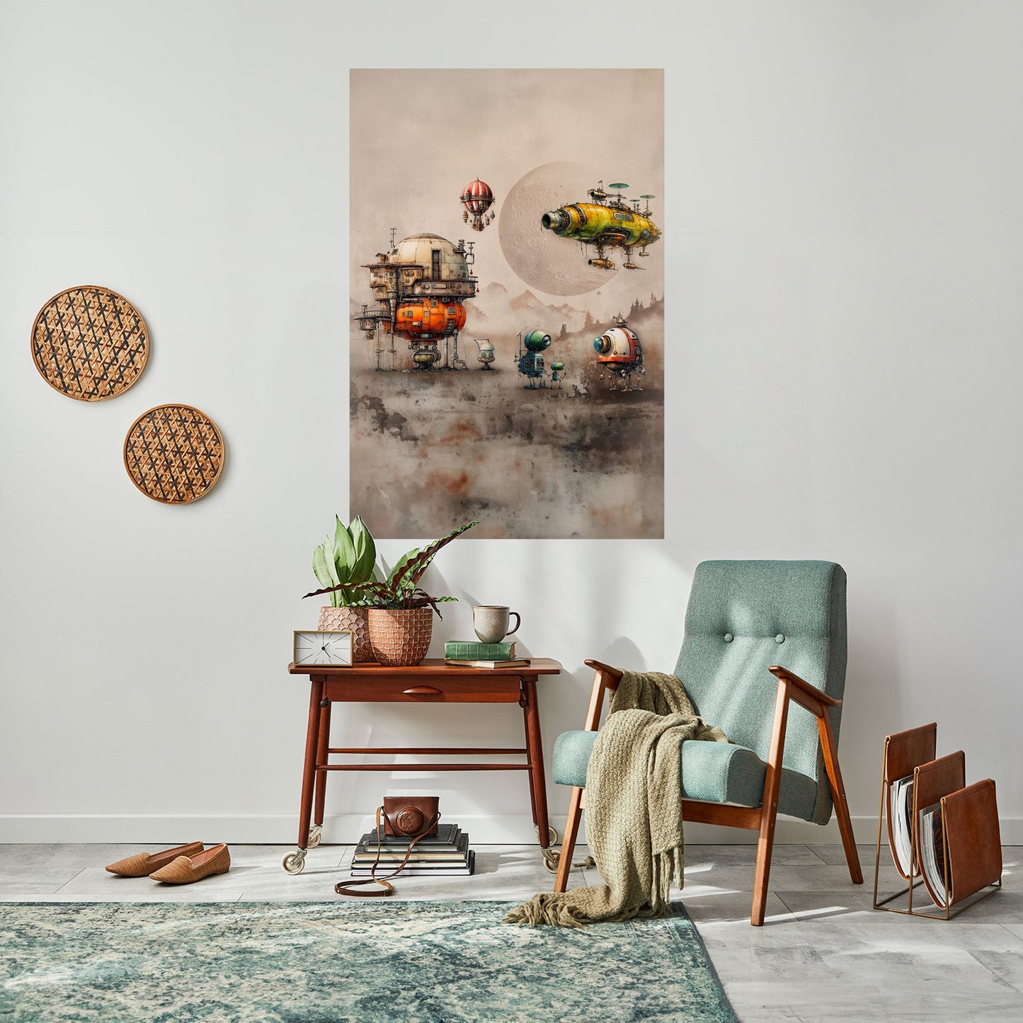 MACHINARIUM MACHINES Peel and Stick Vertical Poster